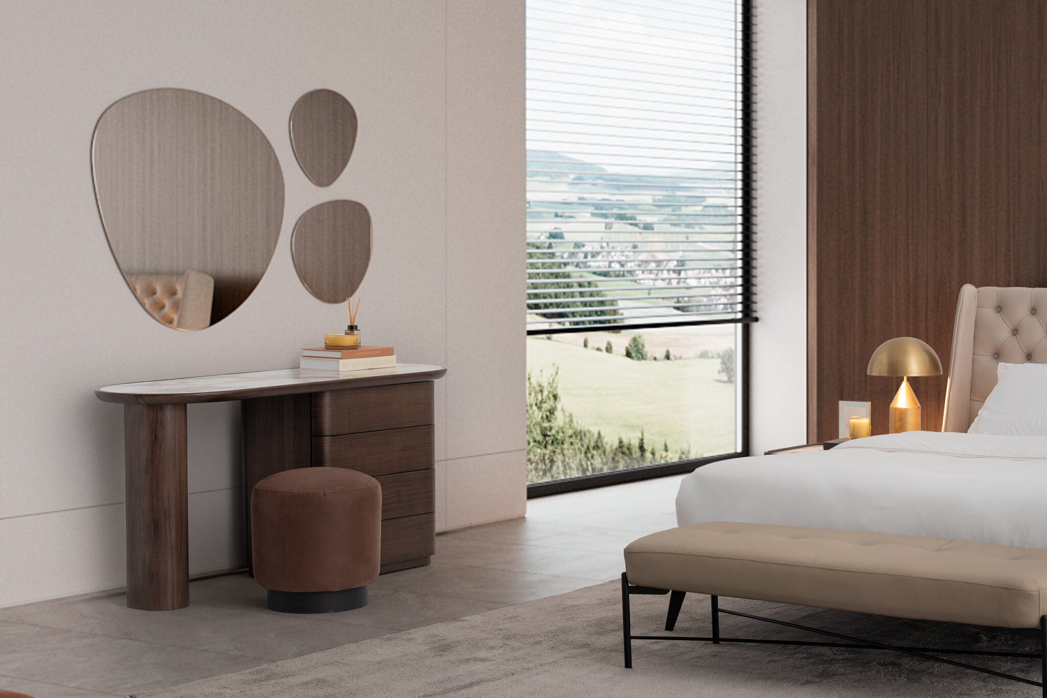 Комплект огледала «Drop» три размера