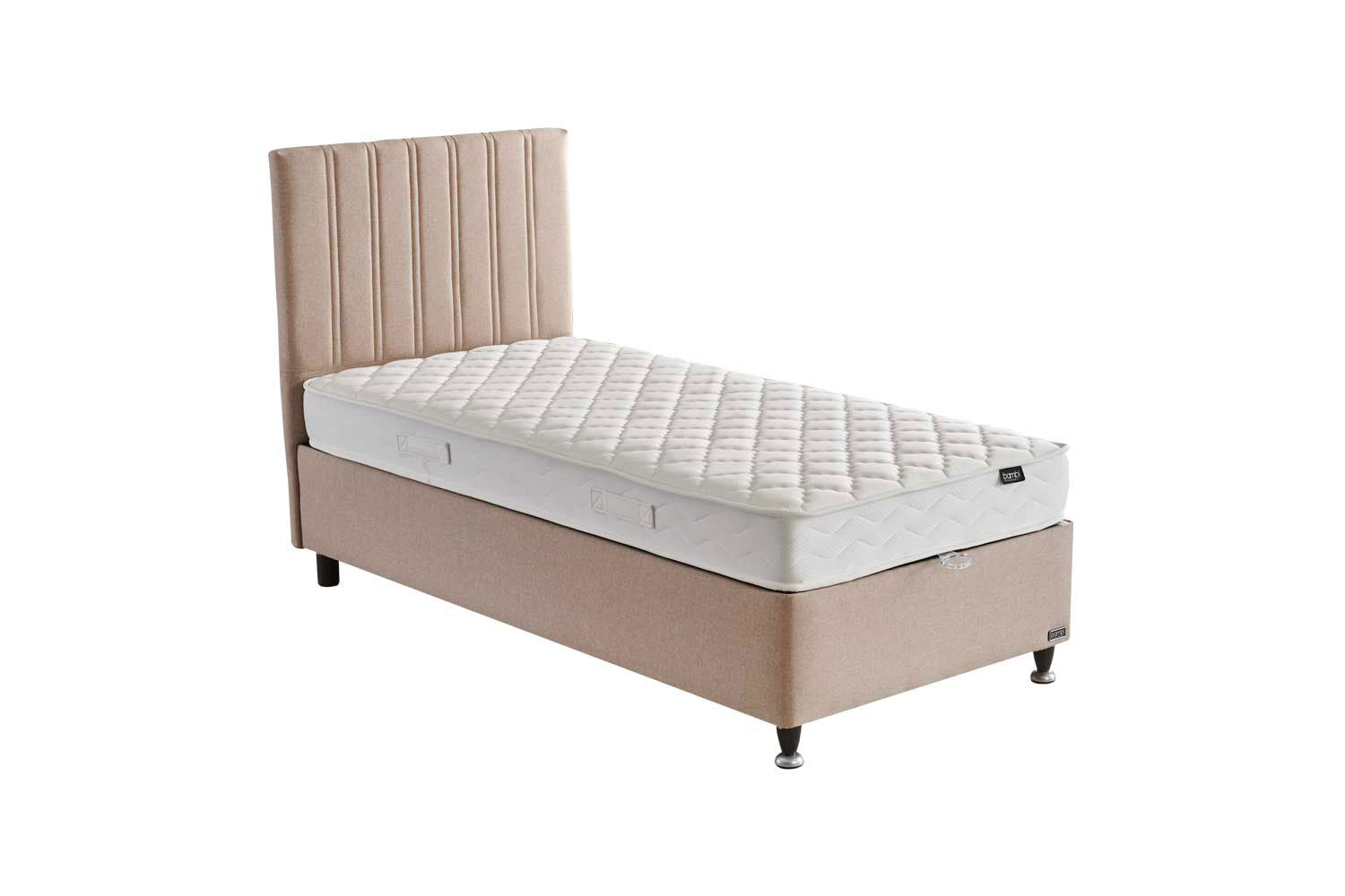 Тапицирано легло «Fornea» + Матрак и табла - с място за съхранение, повдигащ механизъм, система за безшумно затваряне