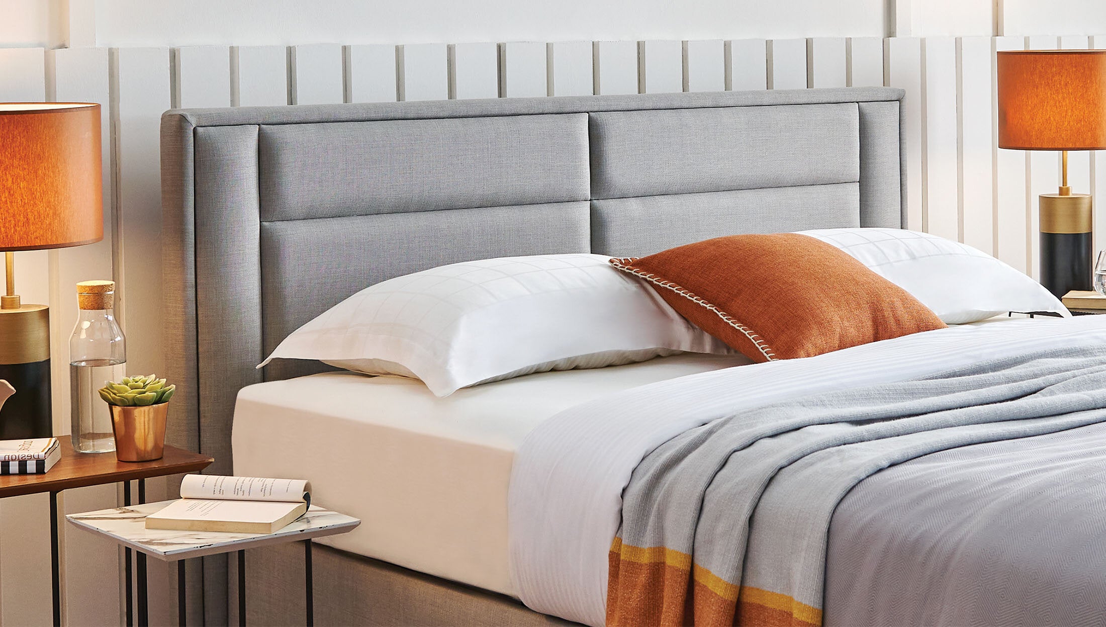 Тапицирана табла за легло «Fresh Sense»