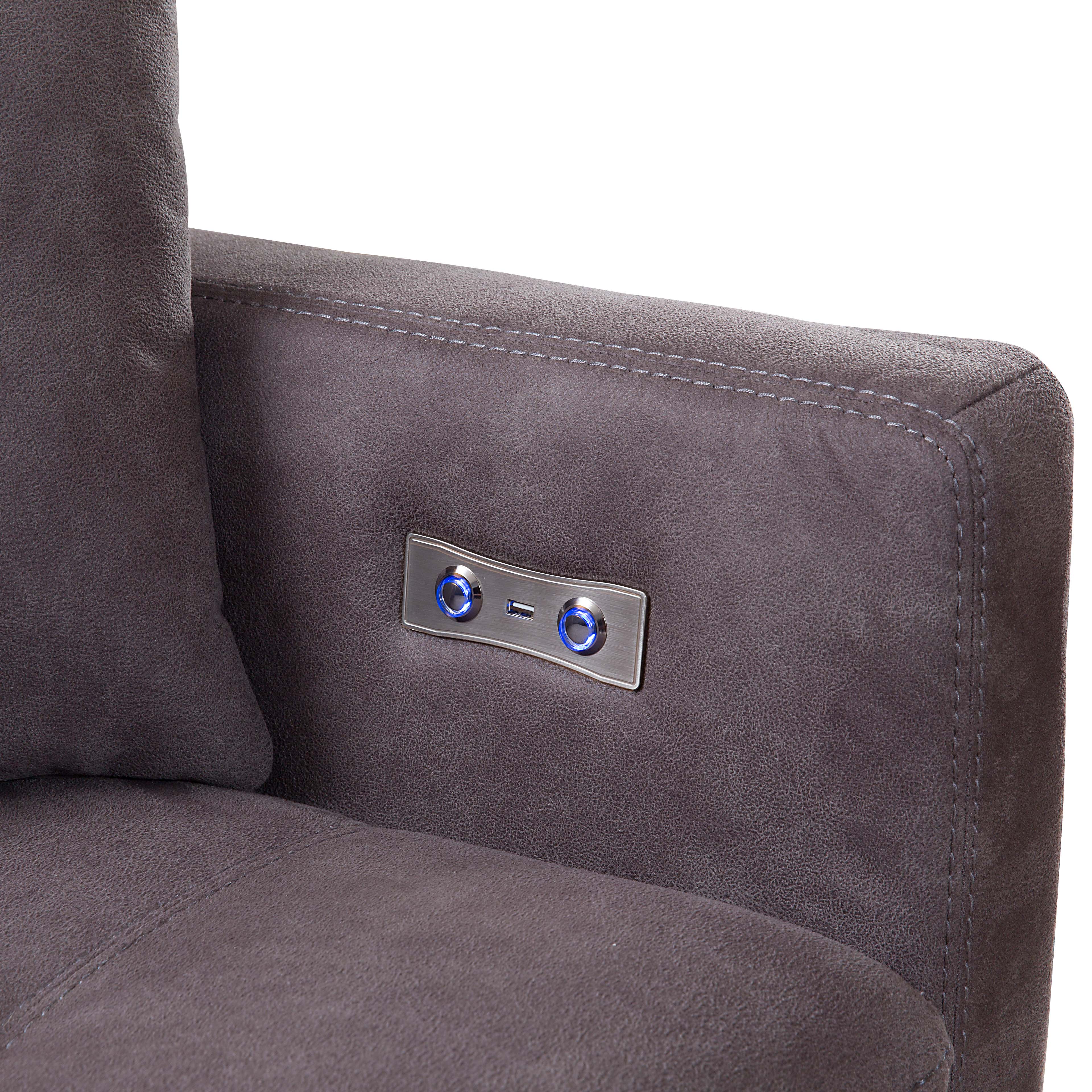 Модулен разтегателен диван «Gizem» + електрически механизъм, USB зарядна станция