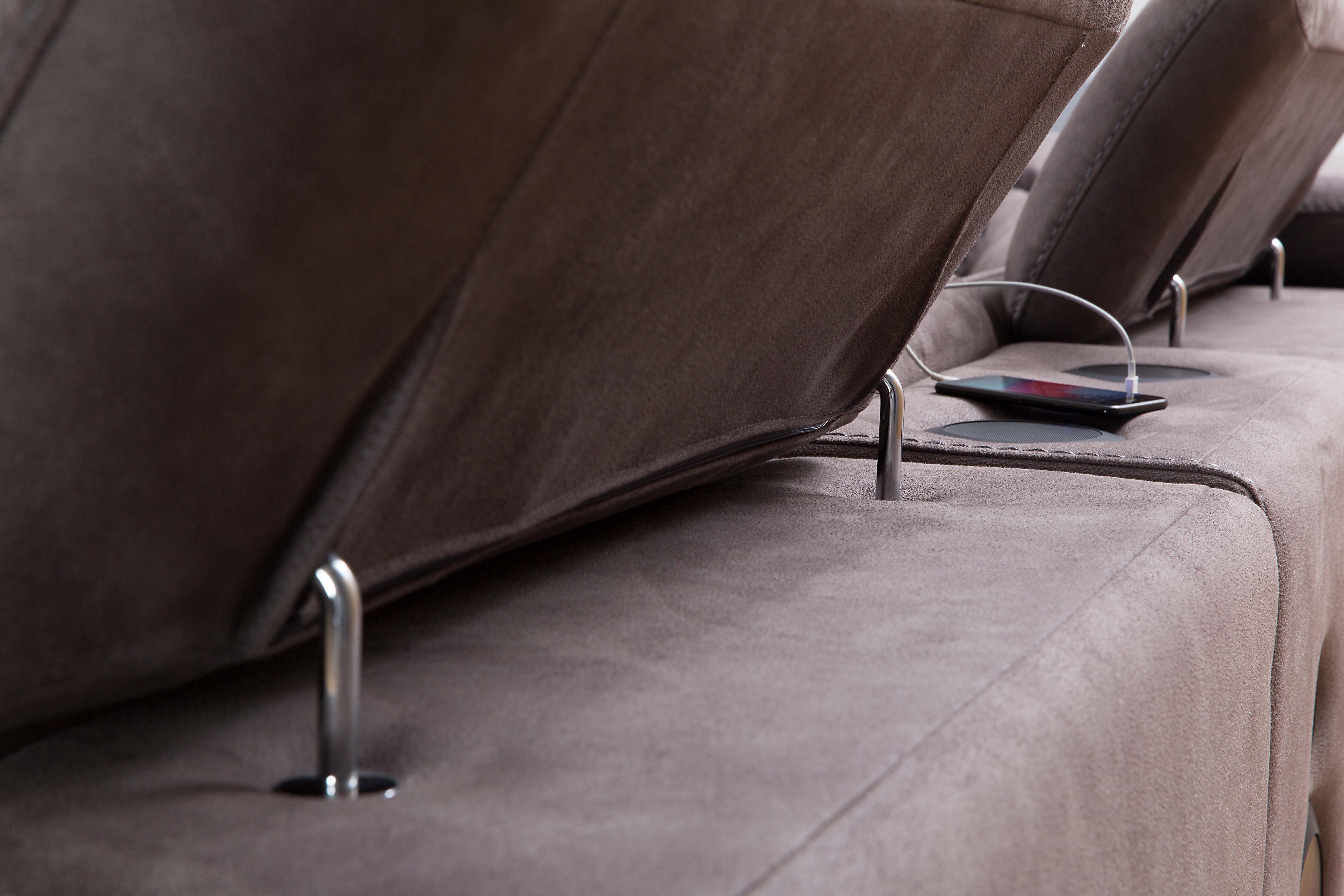 Модулен разтегателен диван «Gizem» + електрически механизъм, USB зарядна станция