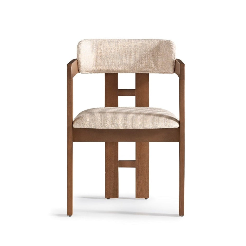 Трапезен стол «Cross Arm» с тапицерия