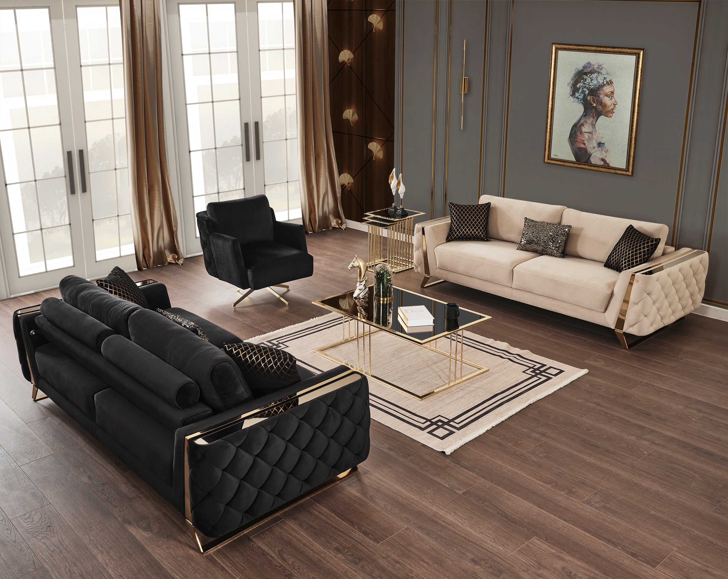 Триместен диван Gloria