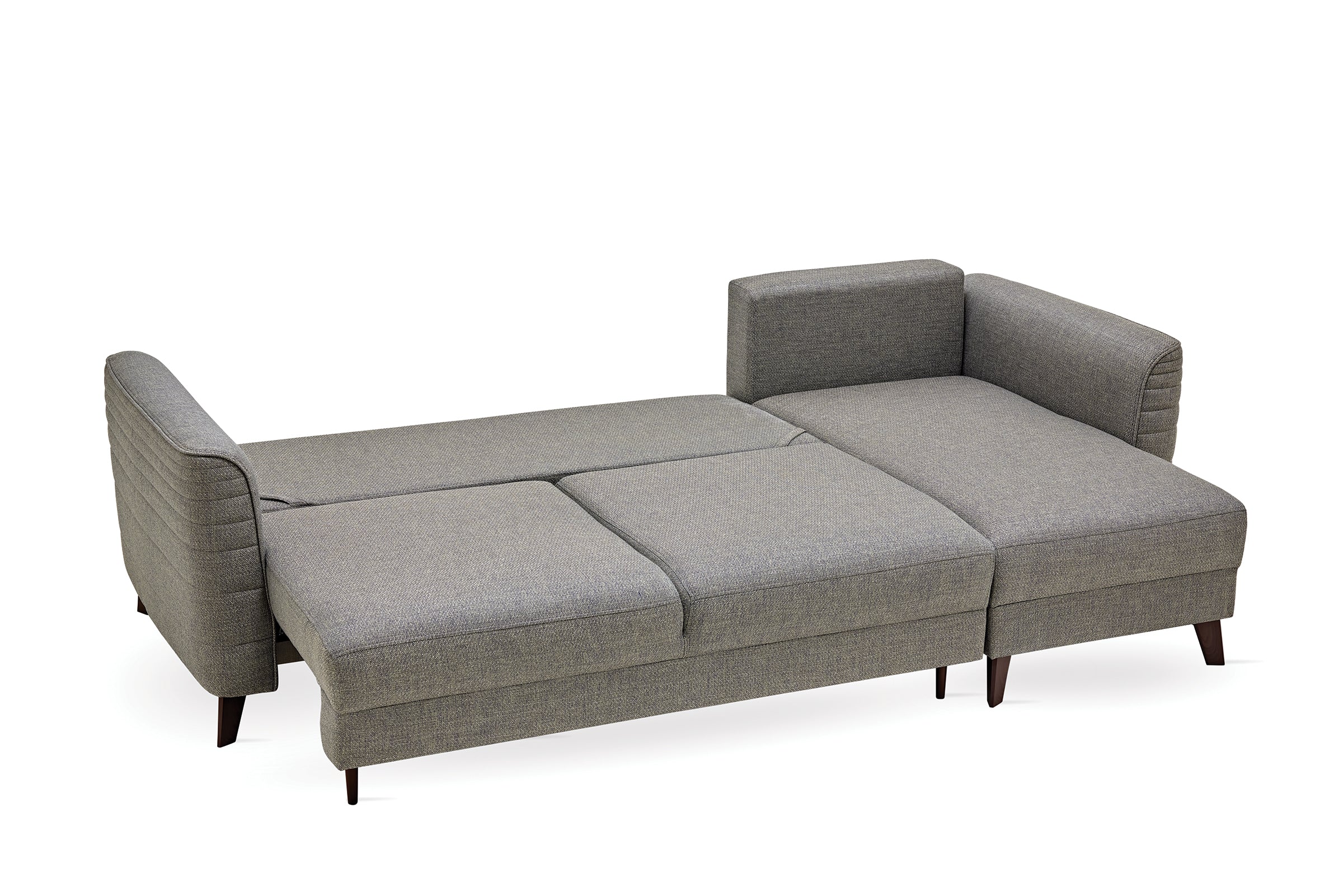 Ъглов разтегателен диван «Grace» + три декоративни възглавници, ширина 256см