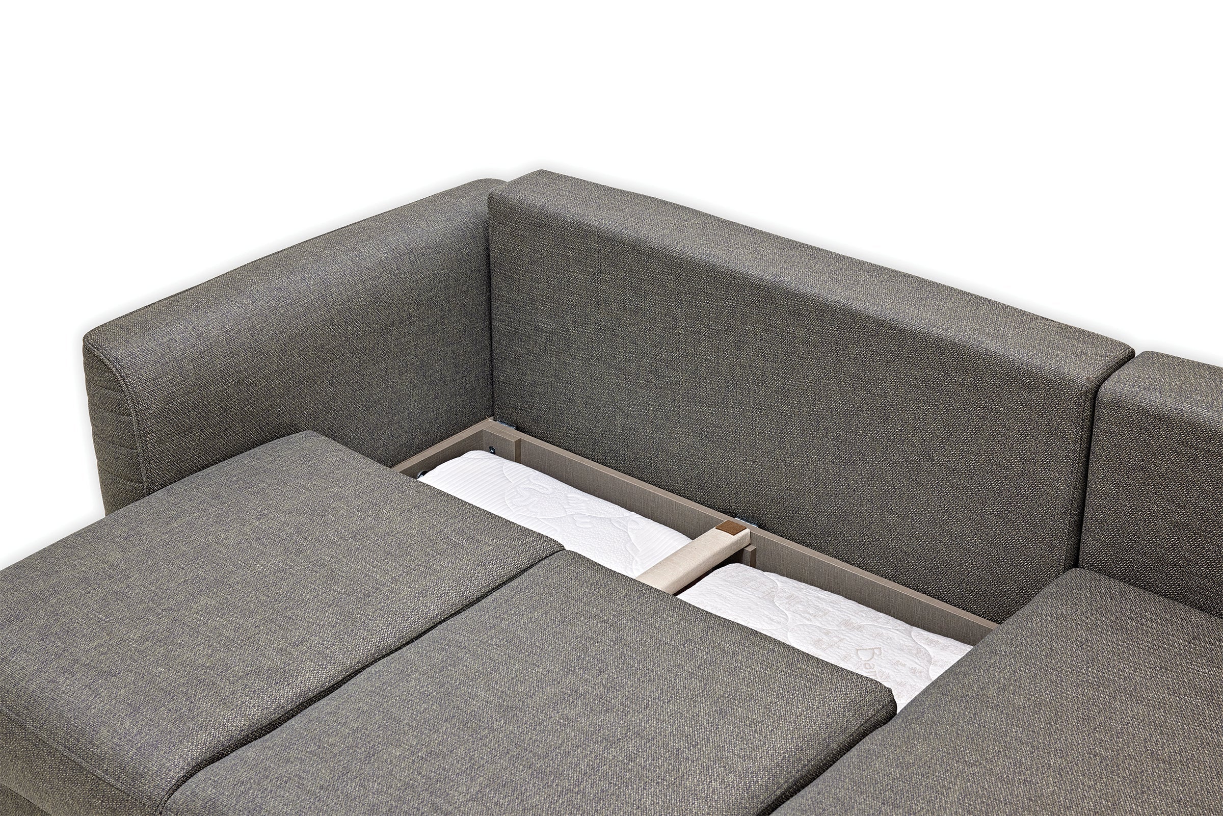 Ъглов разтегателен диван «Grace» + три декоративни възглавници, ширина 256см