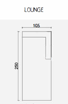Модулен разтегателен диван «Galaksi» + електрически механизъм, USB зарядна станция