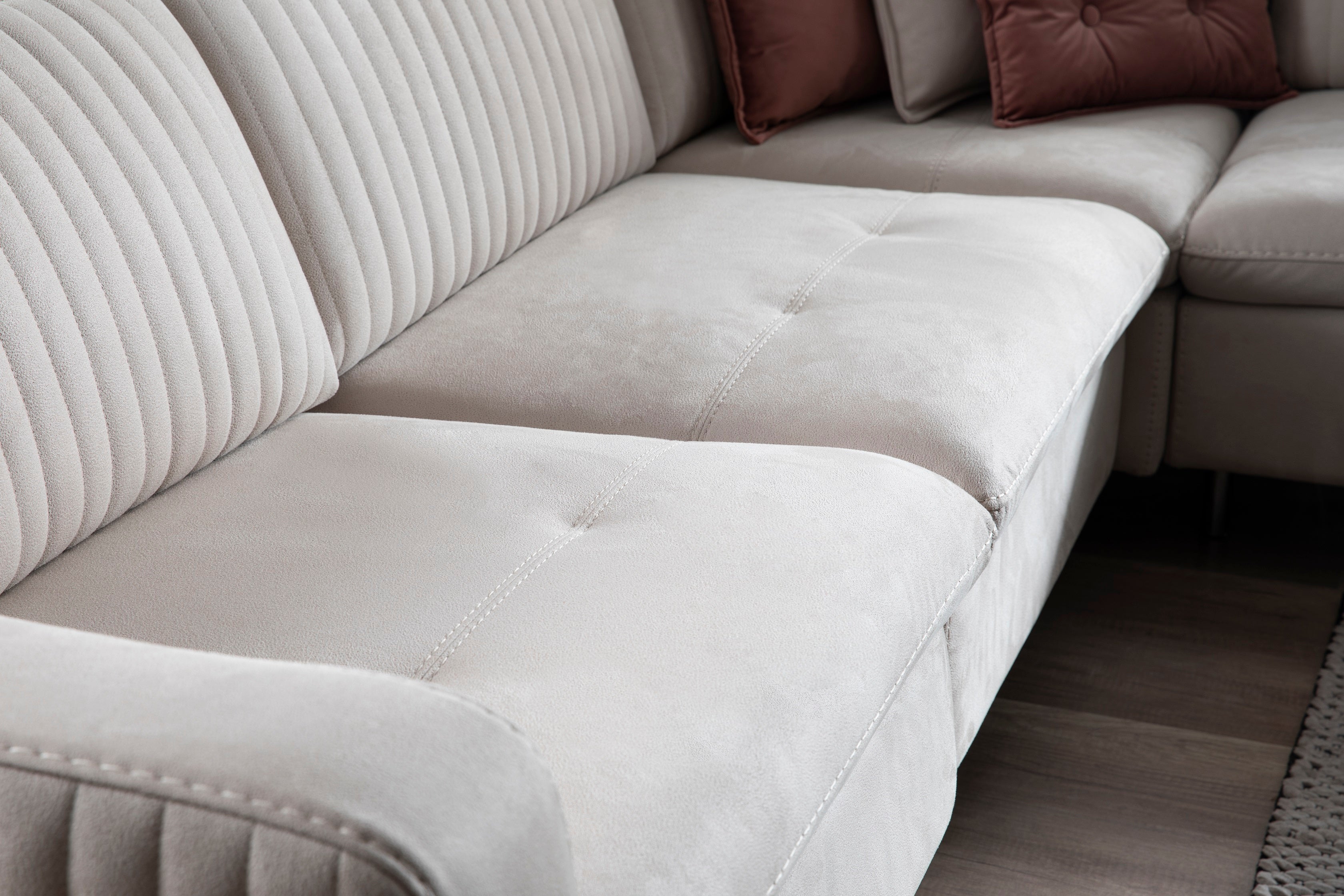 Модулен разтегателен диван «Galaksi» + електрически механизъм, USB зарядна станция