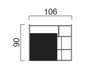ТВ секция «Gama» - 19 модула