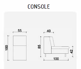 Модулен разтегателен диван «Gizem» + електрически механизъм, USB зарядна станция