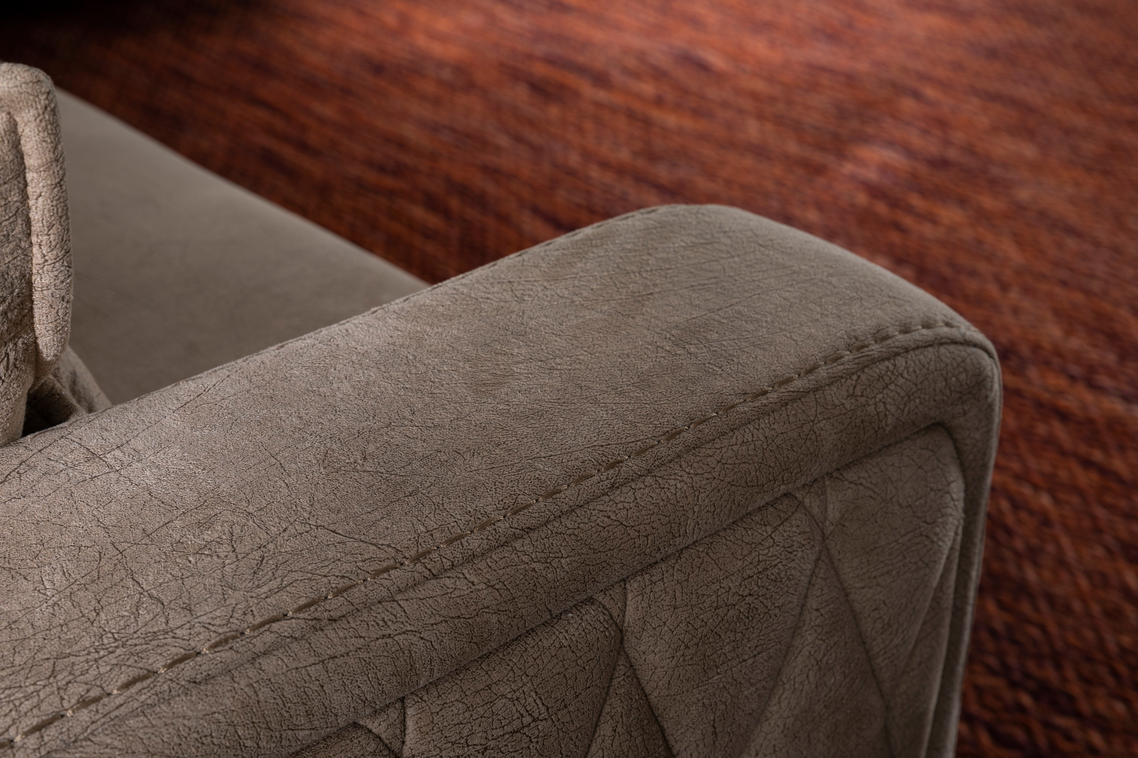 Модулен разтегателен диван «Horasan» + електрически механизъм, USB зарядна станция