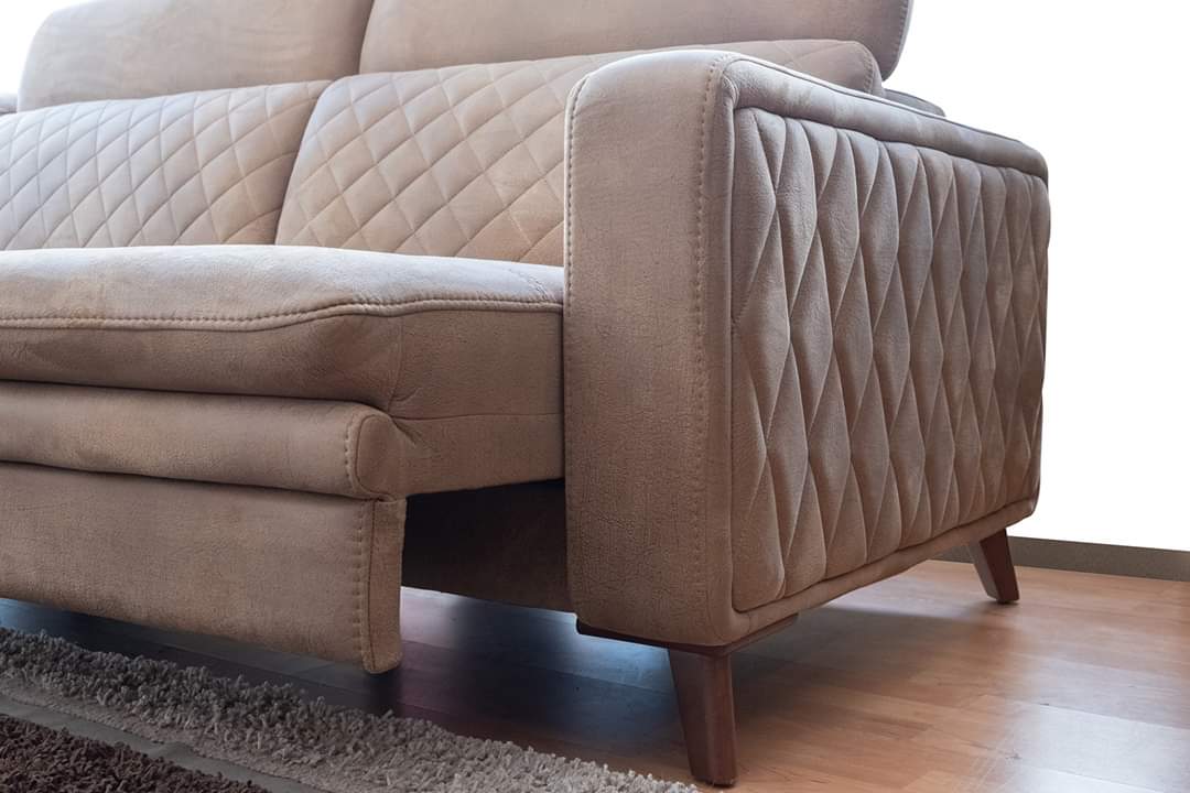 Модулен разтегателен диван «Horasan» + електрически механизъм, USB зарядна станция