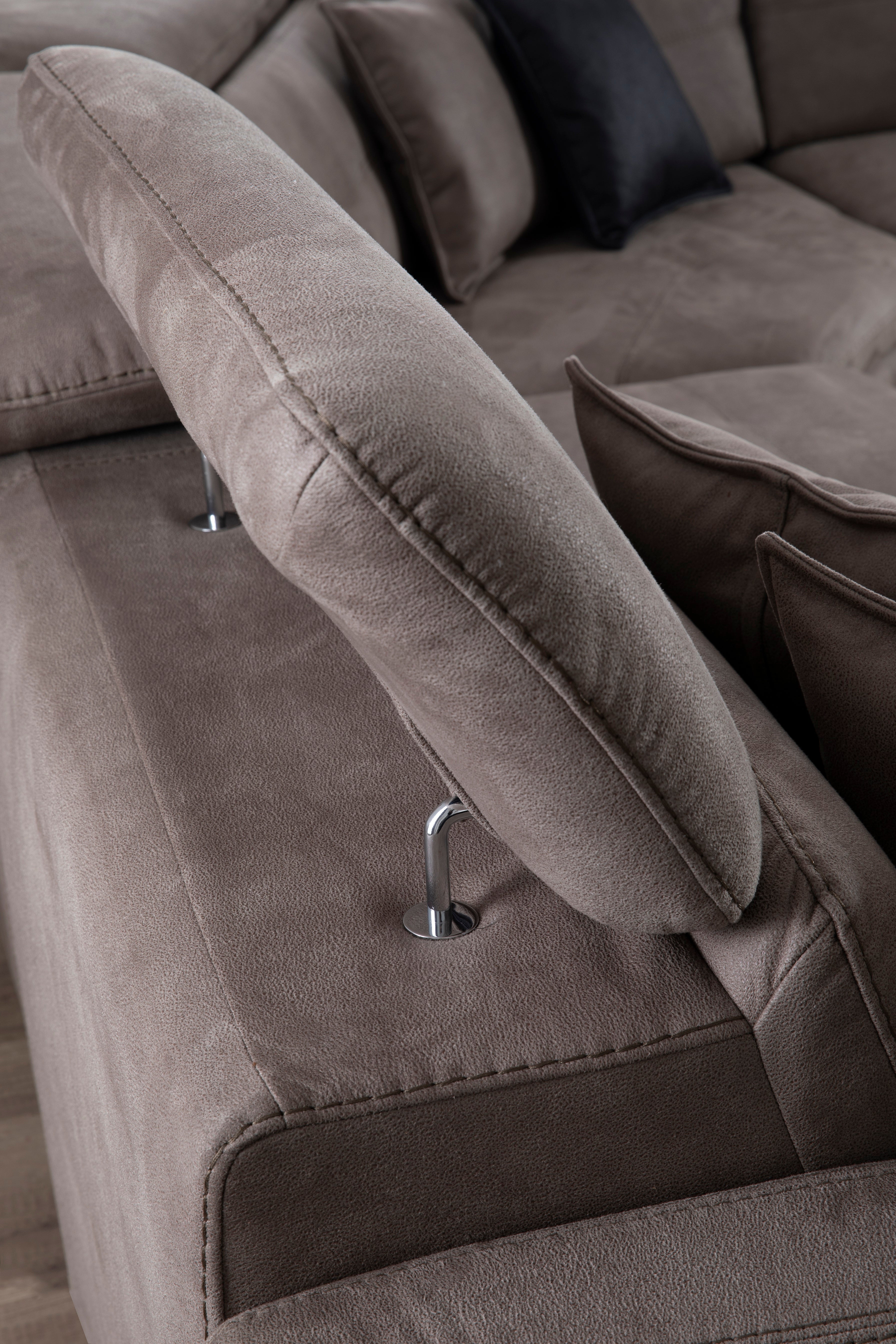 Модулен разтегателен диван «Gizem» + електрически механизъм, USB зарядна станция