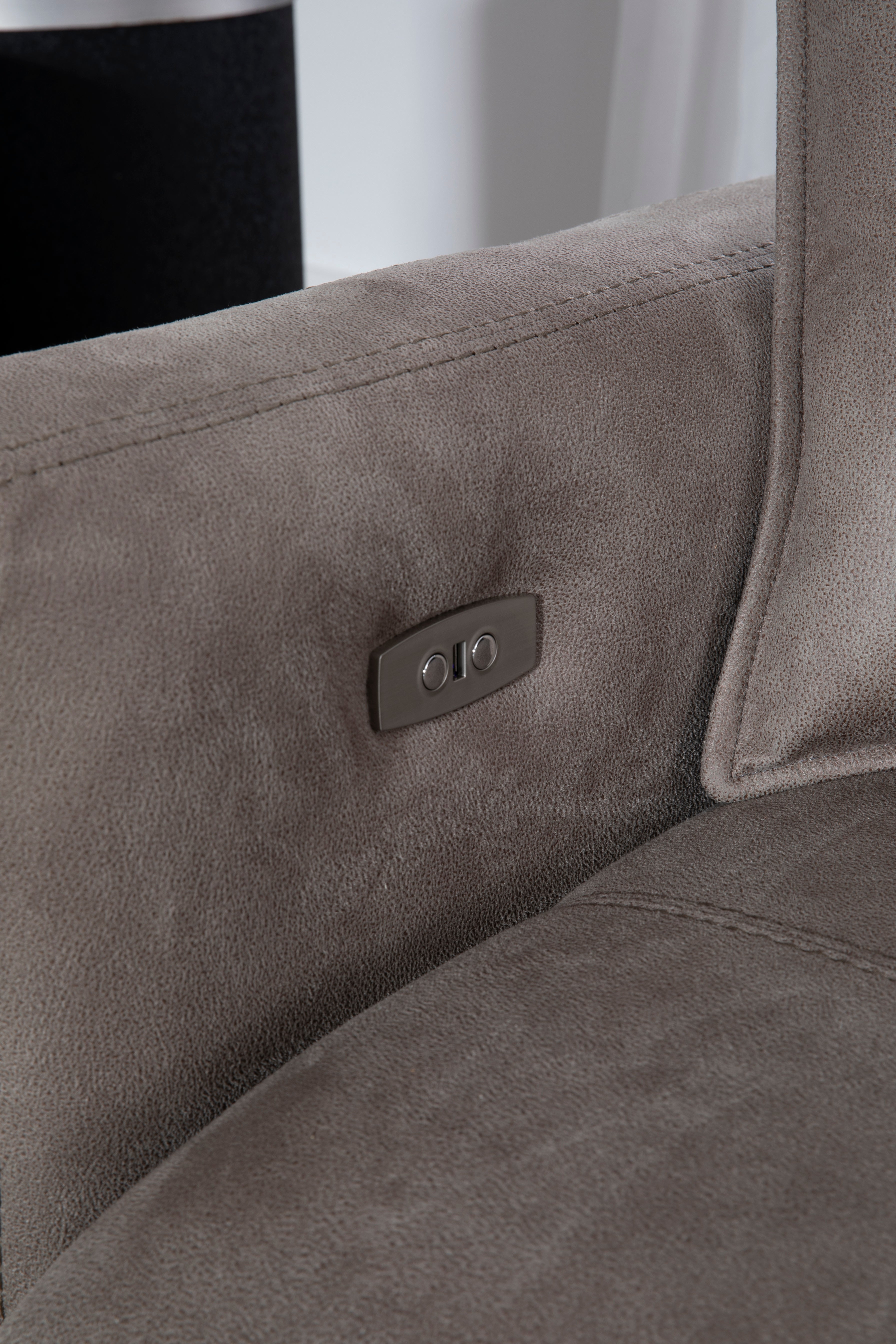 Модулен разтегателен диван «Gizem» + електрически механизъм, USB зарядна станция