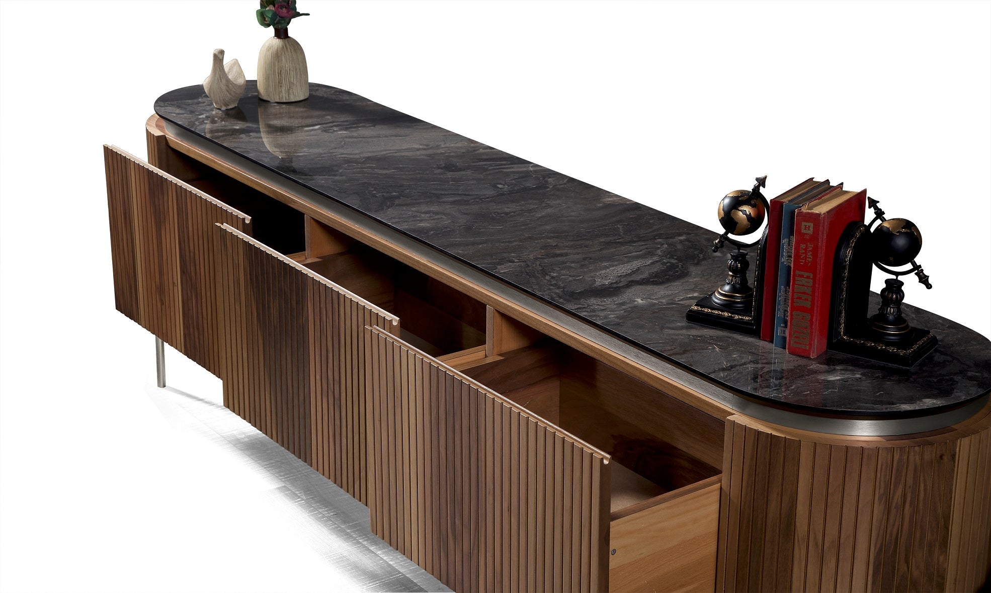 ТВ секция «Tesla Walnut»