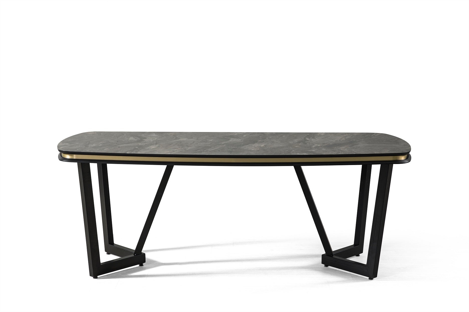 Трапезна разтегателна маса «Tesla Black» с размер 165х78х104см