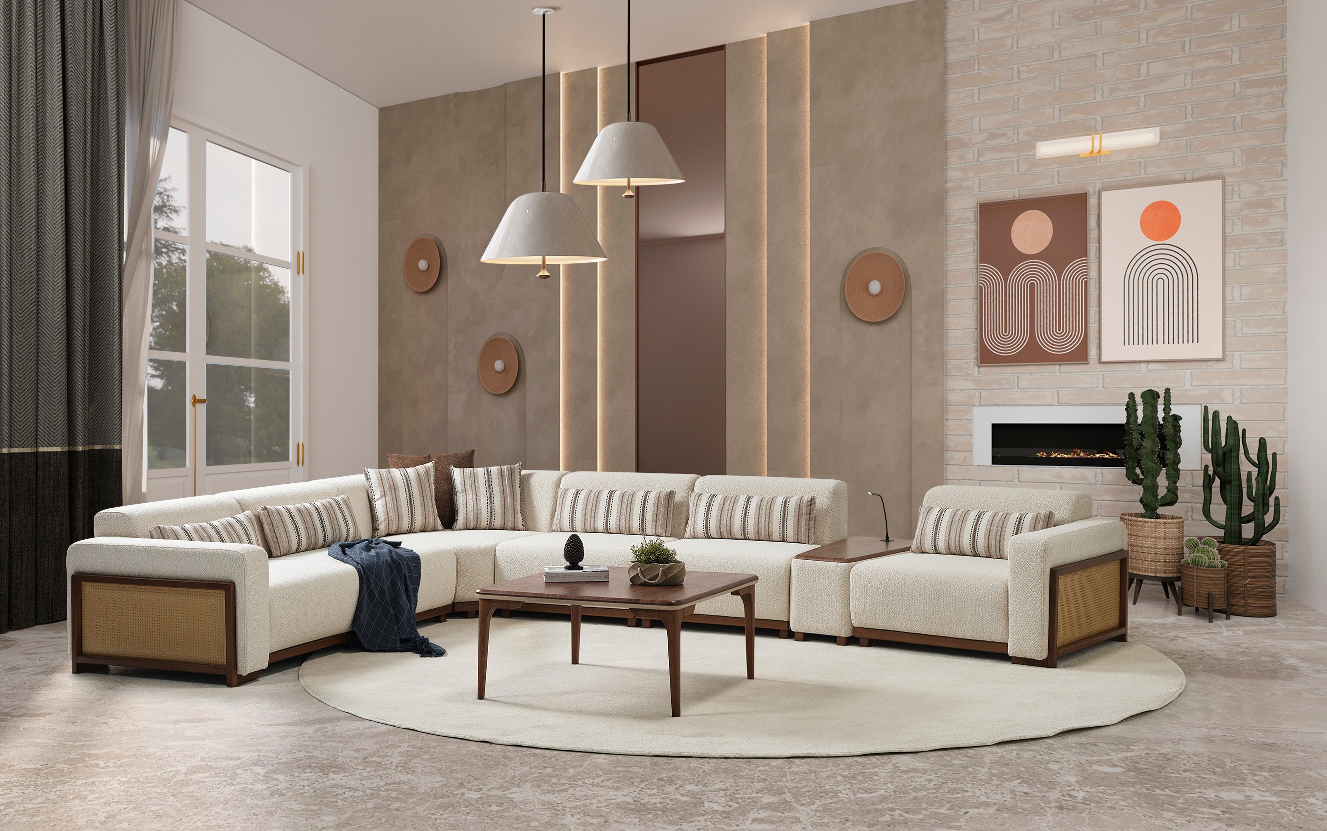 Модулен диван P Luna - готови конфигурации