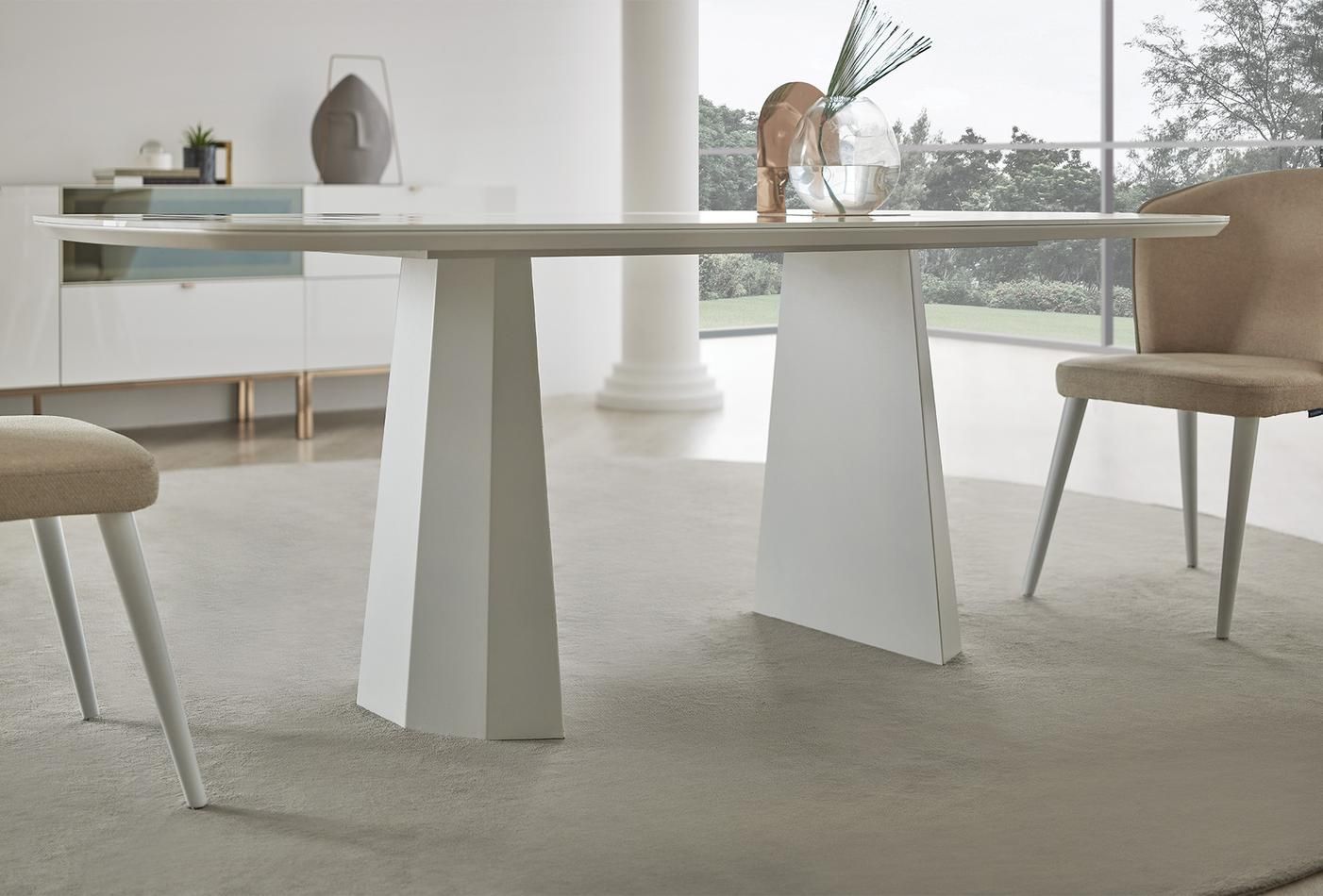 Трапезна маса «Legato White» с размер 200х76х100см