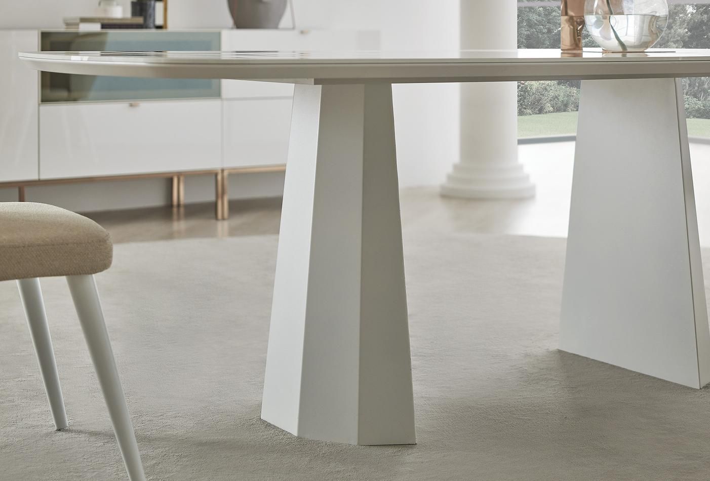 Трапезна маса «Legato White» с размер 200х76х100см