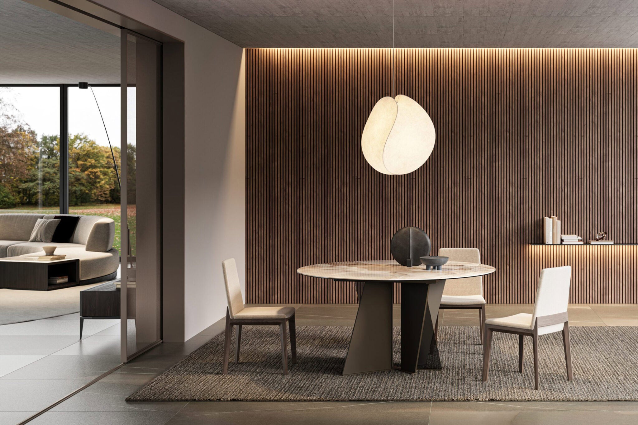 Трапезен стол Line Leather