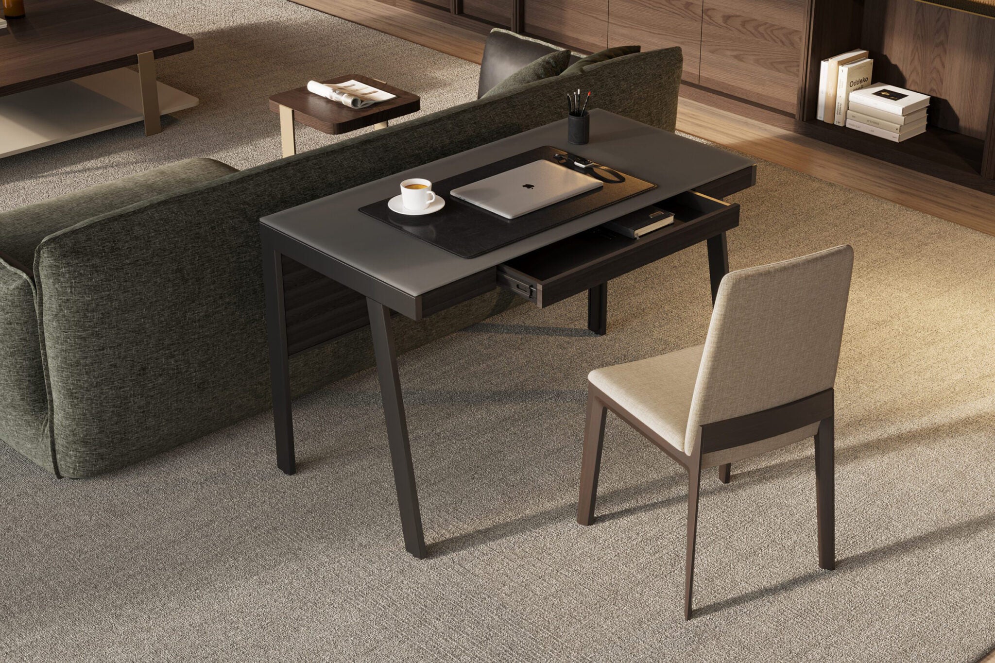 Трапезен стол «Line» с тапицерия, 100+ вида дамаски