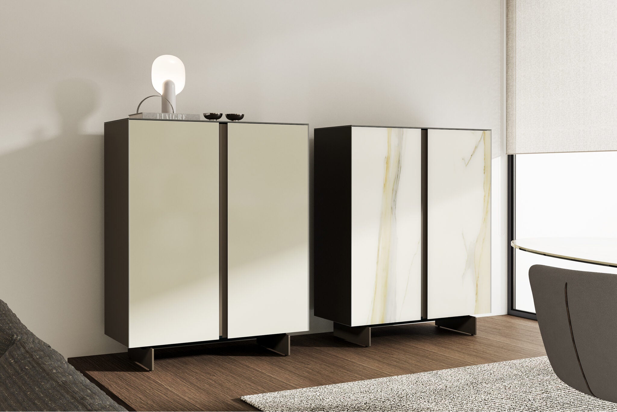 Бюфет «Linus» с керамично покритие, размер 105х133х45см