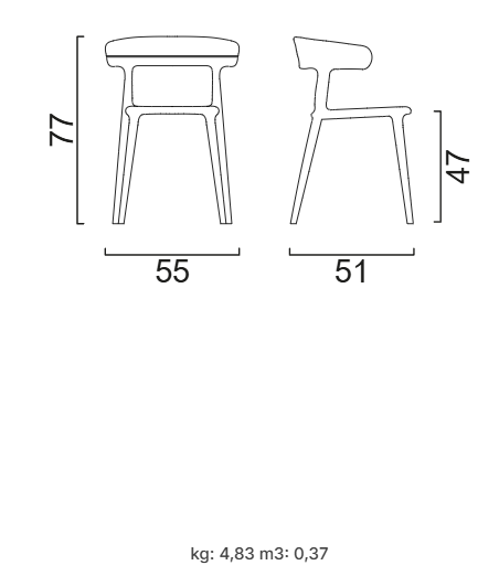 Трапезен стол «Luna Strike»