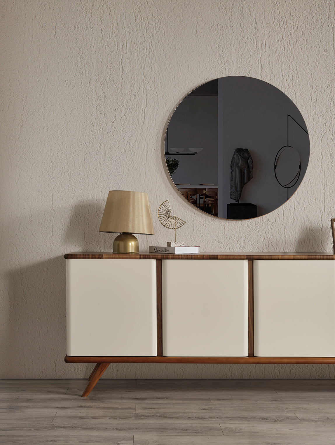 Бюфет «MK 44» с естествен фурнир, размер 208х79х47см