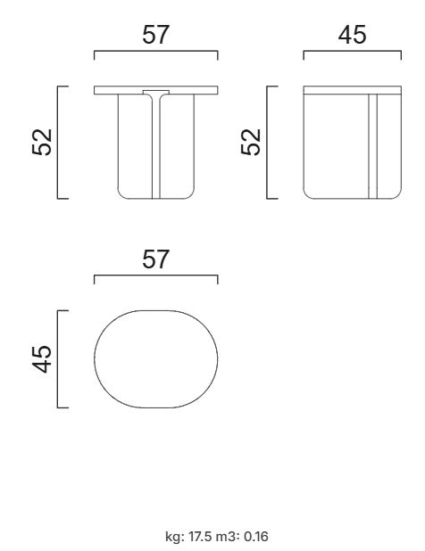 Помощна маса «Max» - с естествен фурнир
