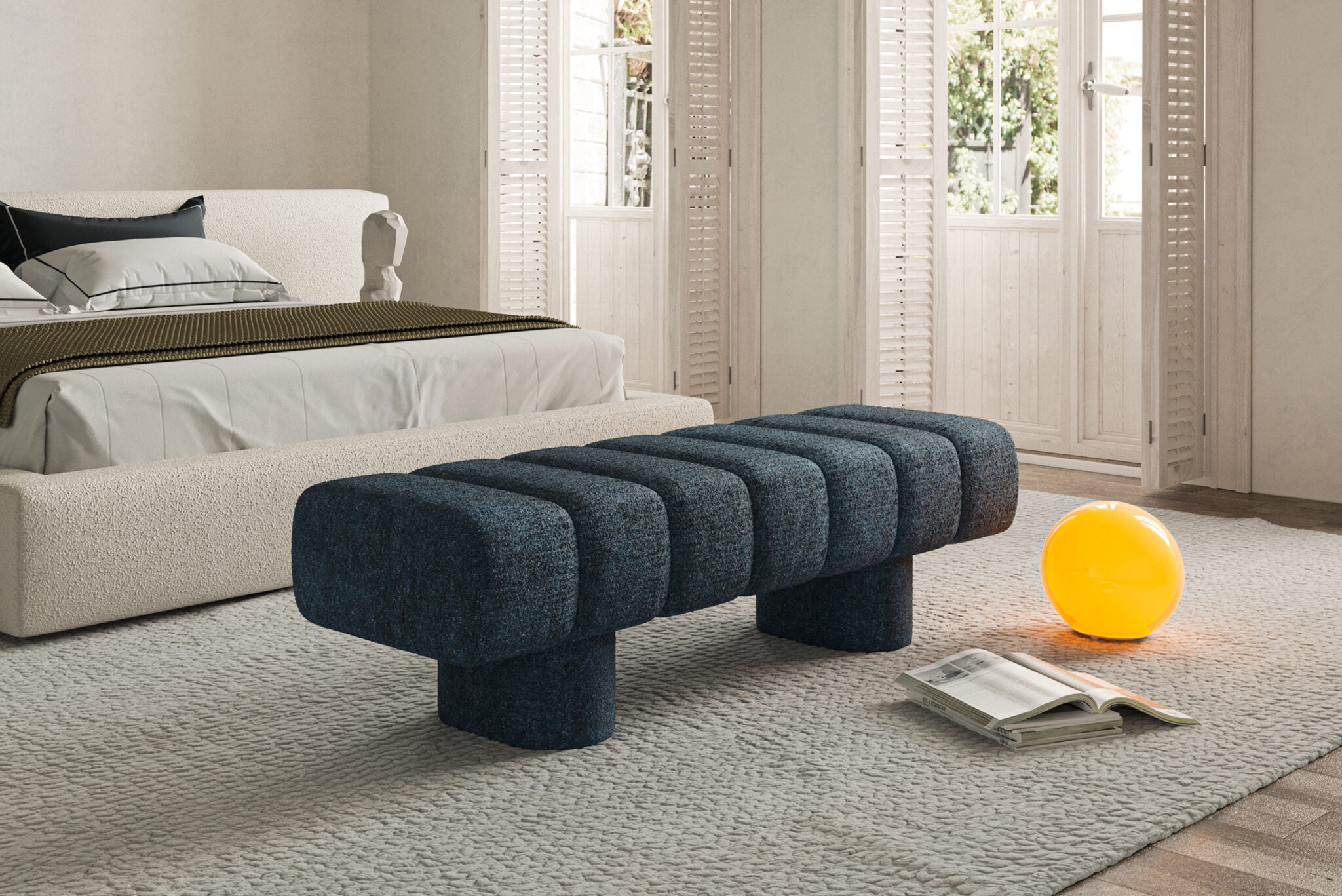 Пейка «Minty» с размер 153х41х48см