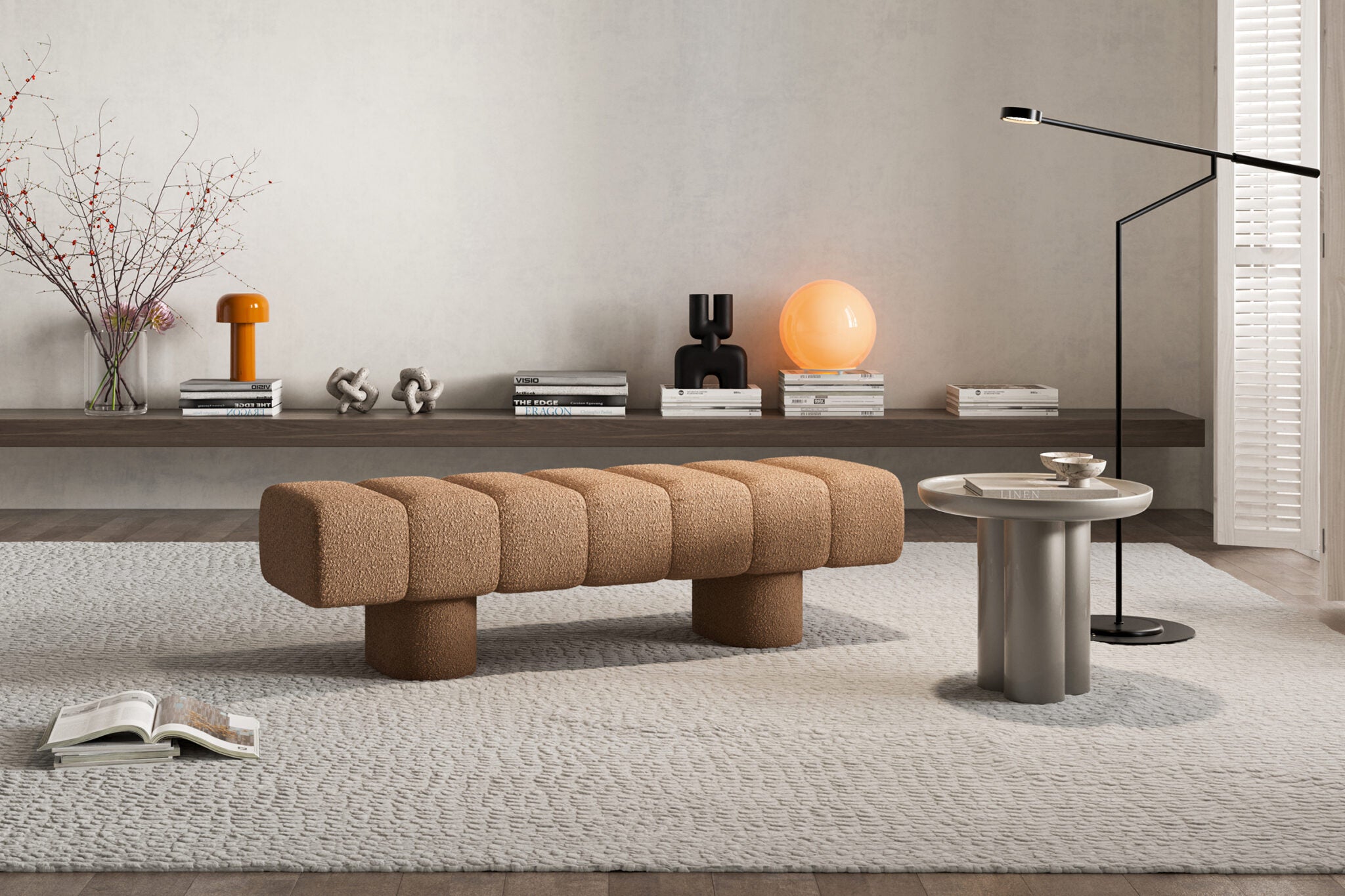 Пейка «Minty» с размер 153х41х48см