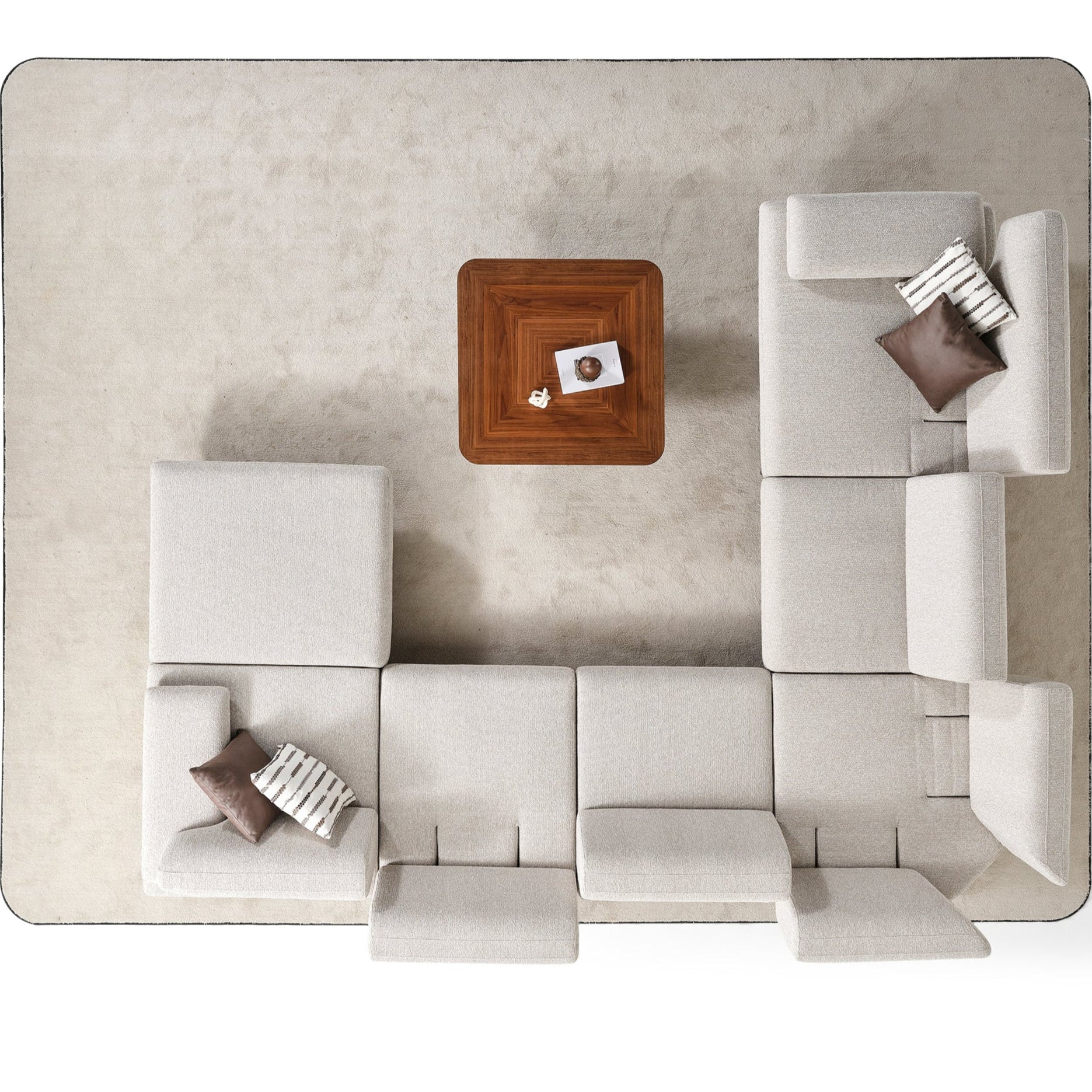 Ъглов модулен диван Milano - отделни модули