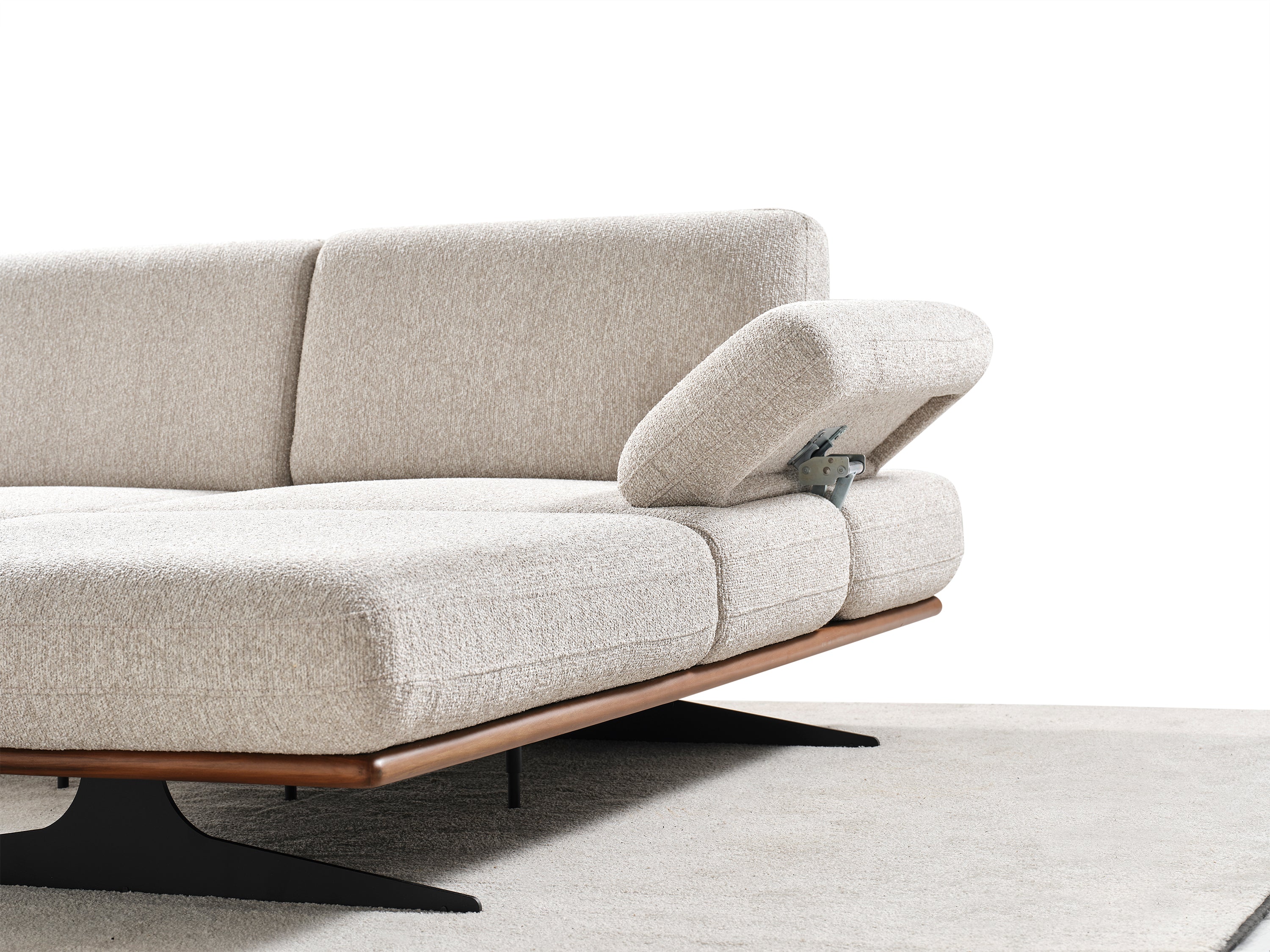 Ъглов П-образен диван Milano