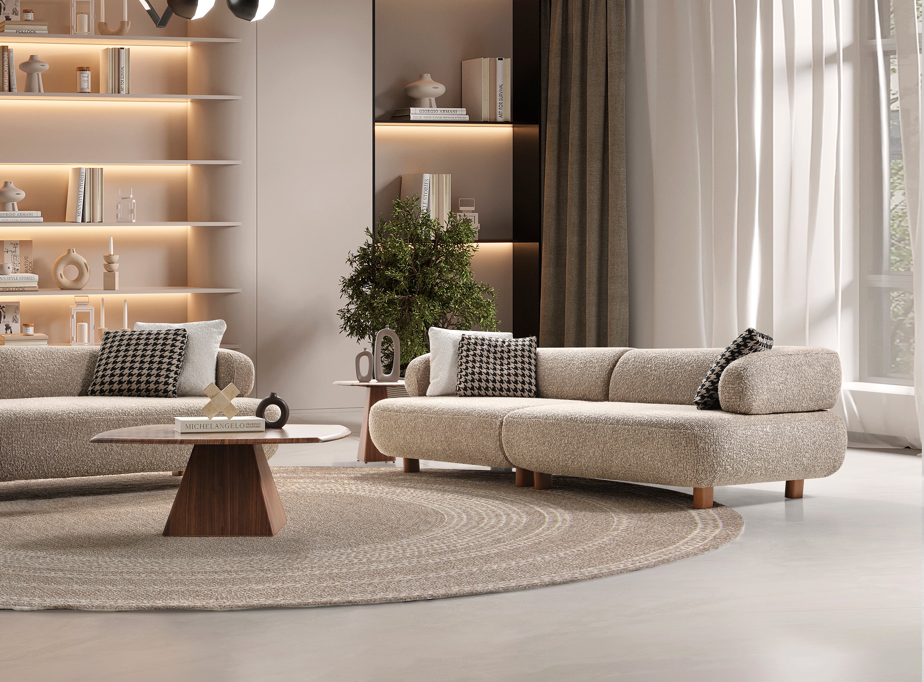 Триместен диван Florence