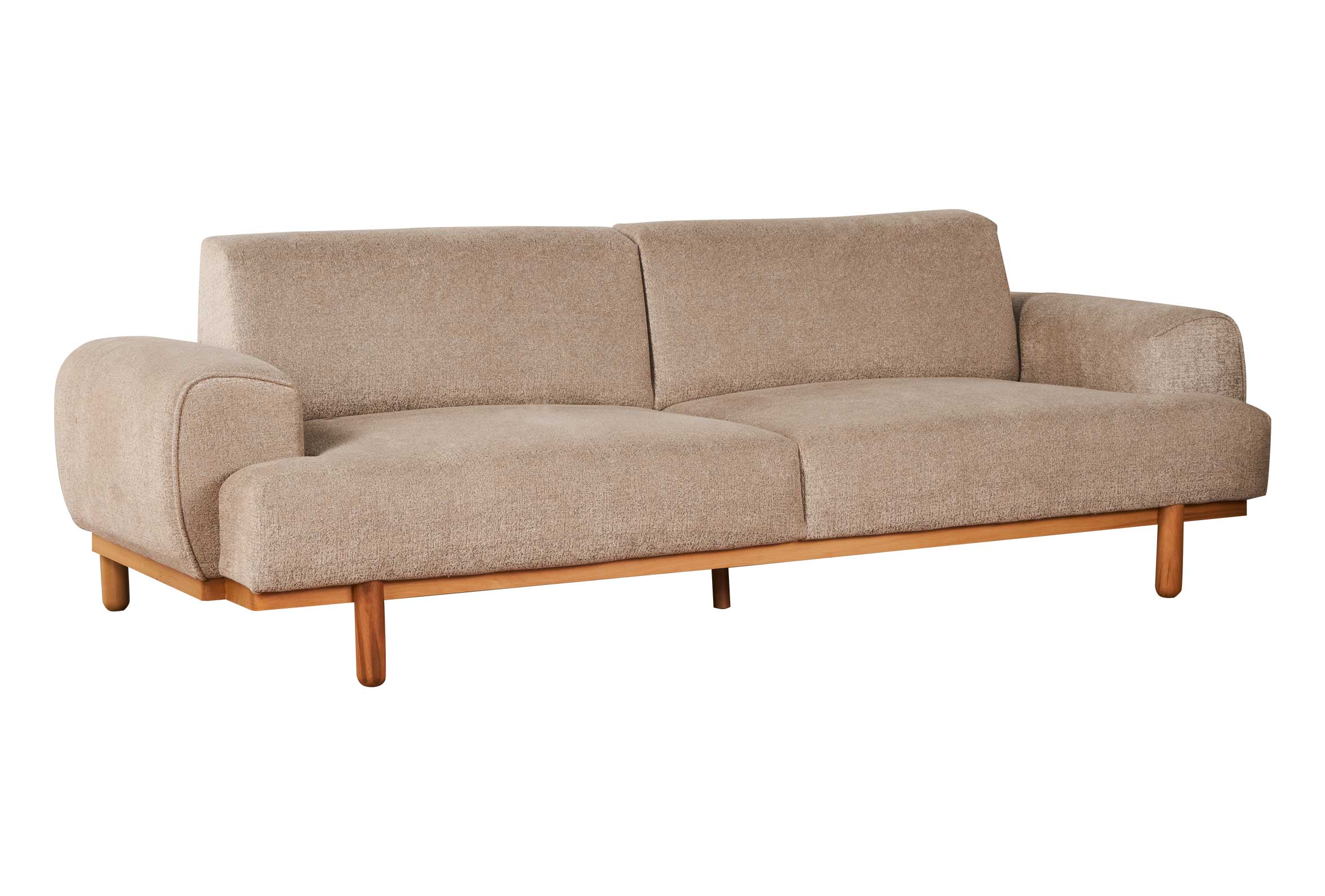 Триместен разтегателен диван «K Natura» + 2 декоративни възглавници, ширина 235см