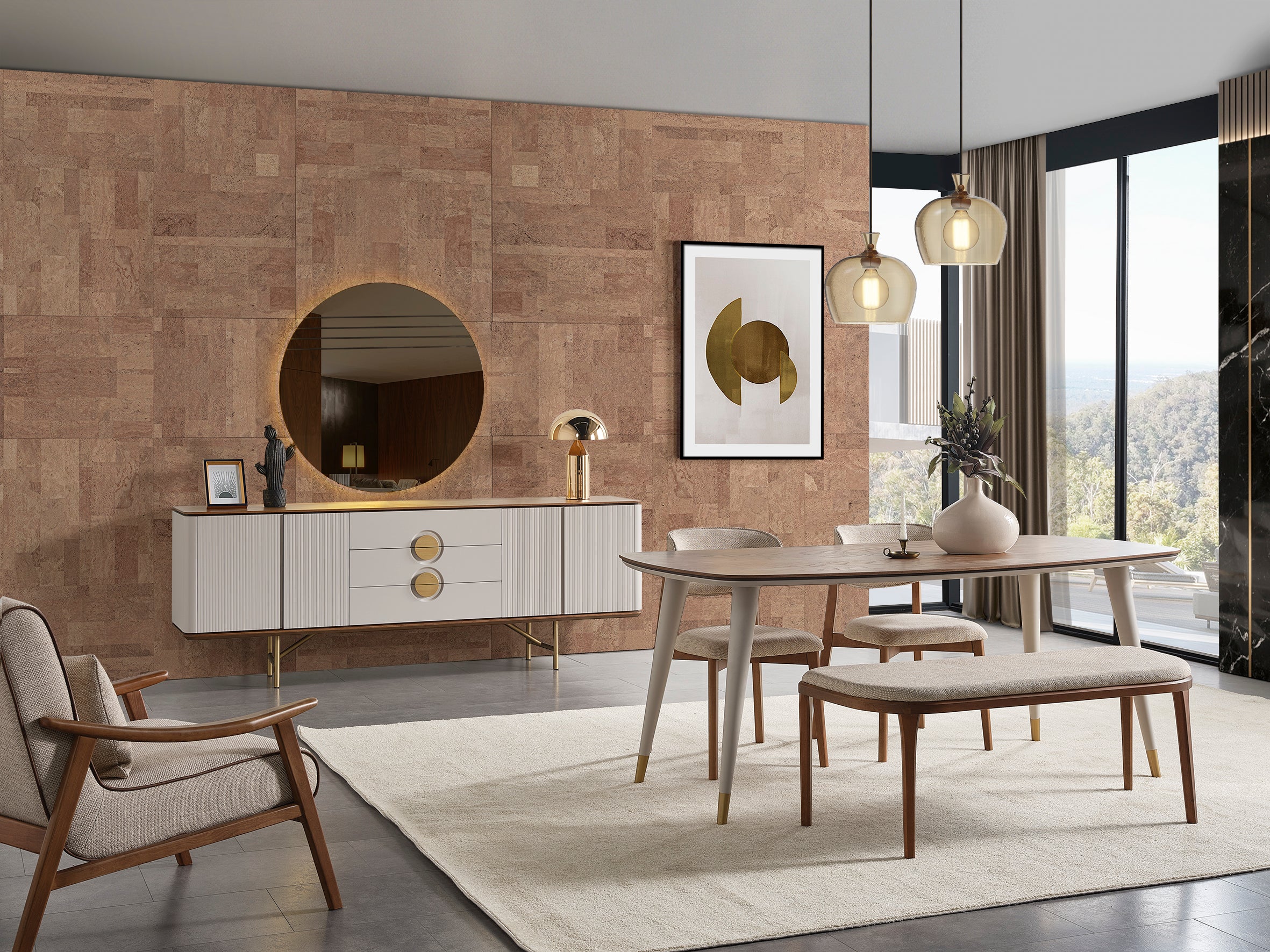 Пейка «Viola» с размер 123х50х50см