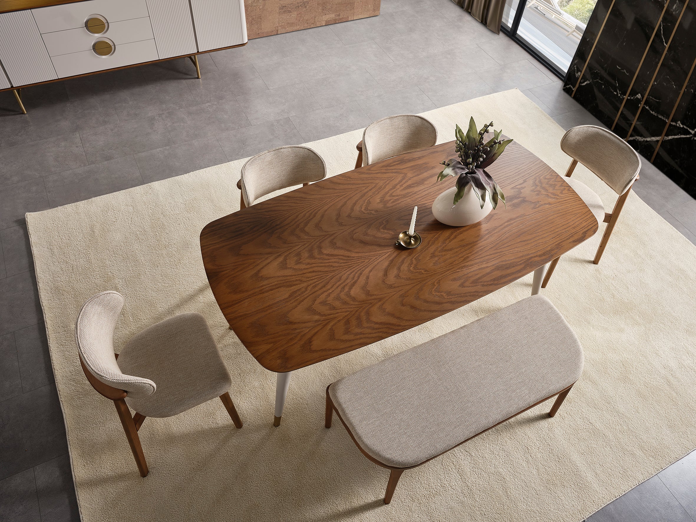 Пейка «Viola» с размер 123х50х50см