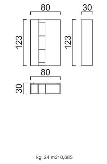 ТВ секция «Nora» - 8 модула