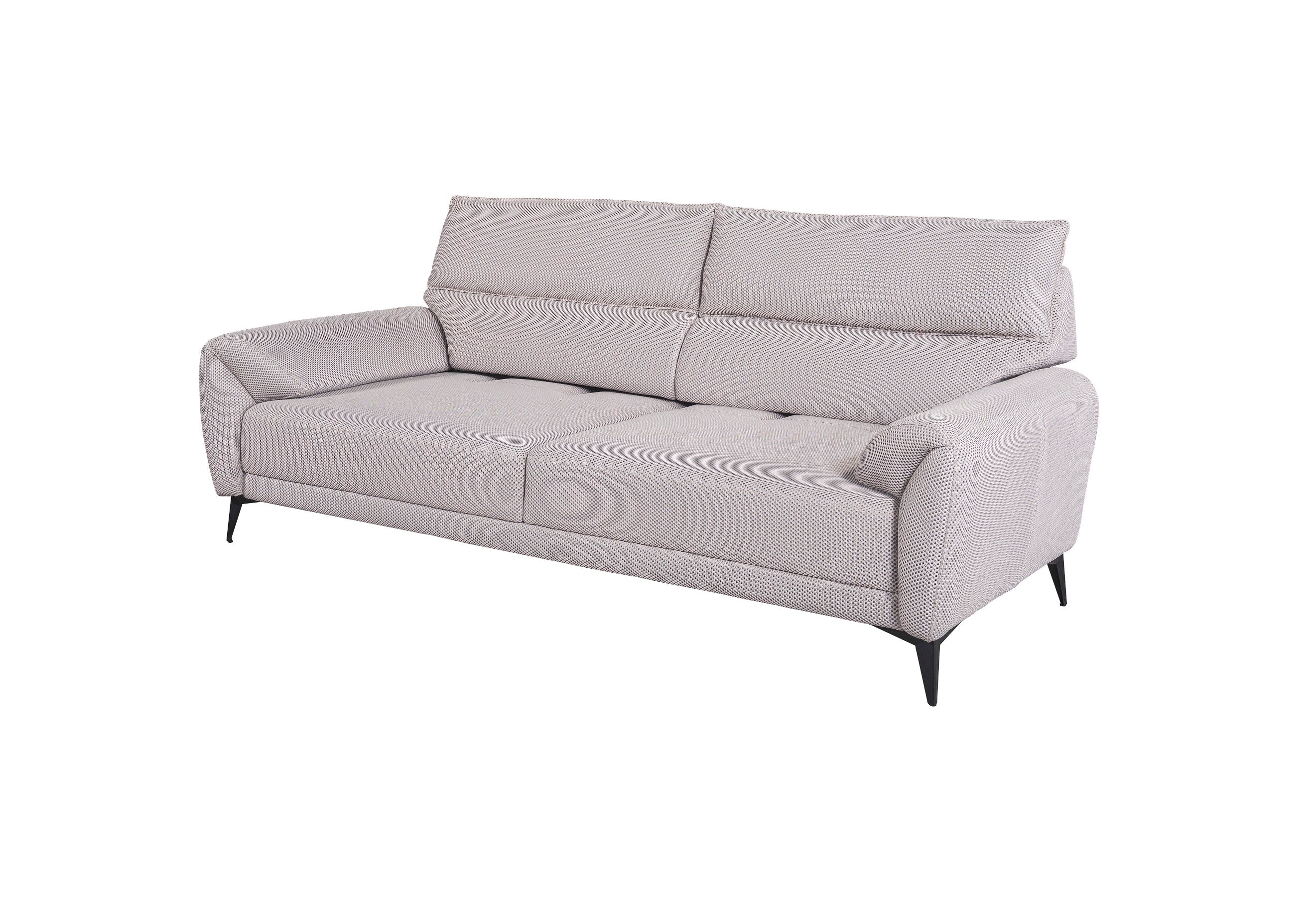 Триместен разтегателен диван «Odense» + 2 декоративни възглавници, ширина 228см