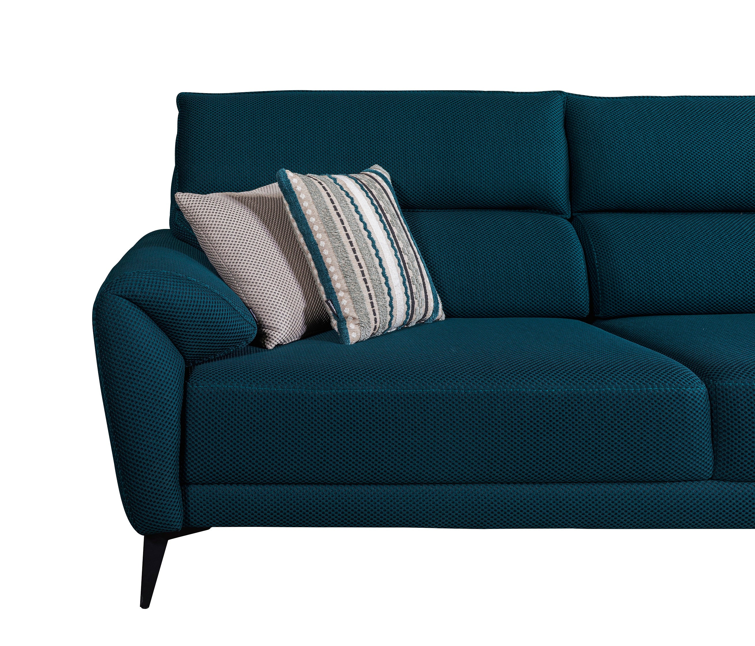 Триместен разтегателен диван «Odense» + 2 декоративни възглавници, ширина 228см