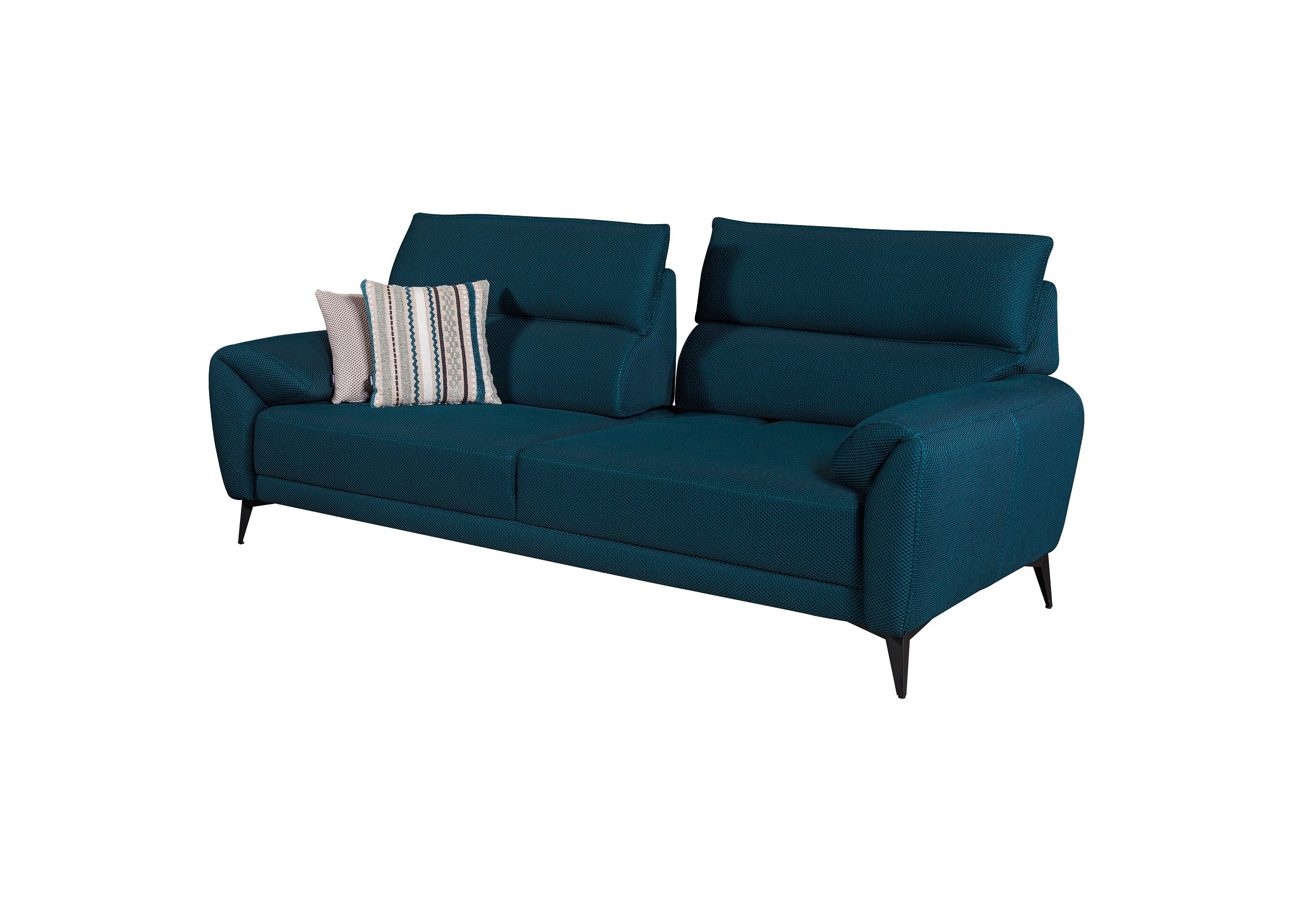 Триместен разтегателен диван «Odense» + 2 декоративни възглавници, ширина 228см