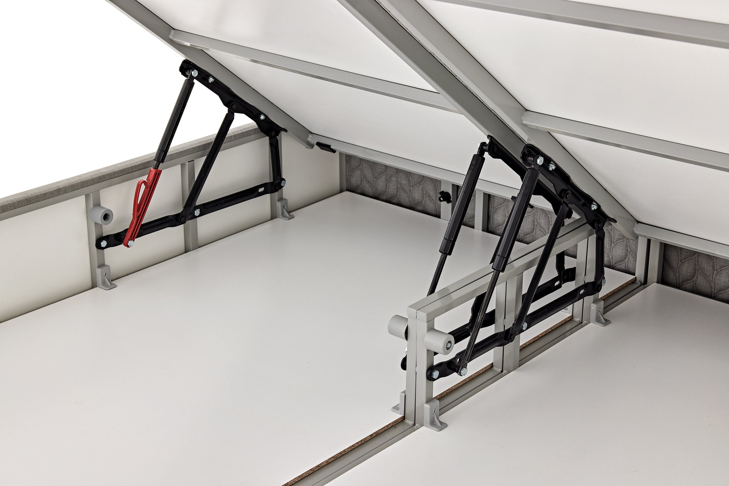 Тапицирано легло «Smart Care» + Матрак и табла - с място за съхранение, матрак с алое вера, с лятна и зимна страна