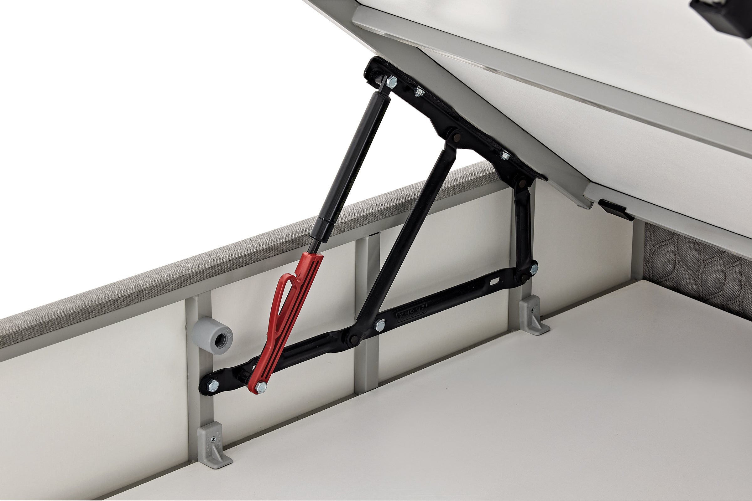 Тапицирано легло «Smart Care» + Матрак и табла - с място за съхранение, матрак с алое вера, с лятна и зимна страна