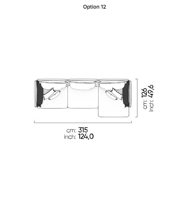 20 готови конфигурации на модулен диван «Morris»