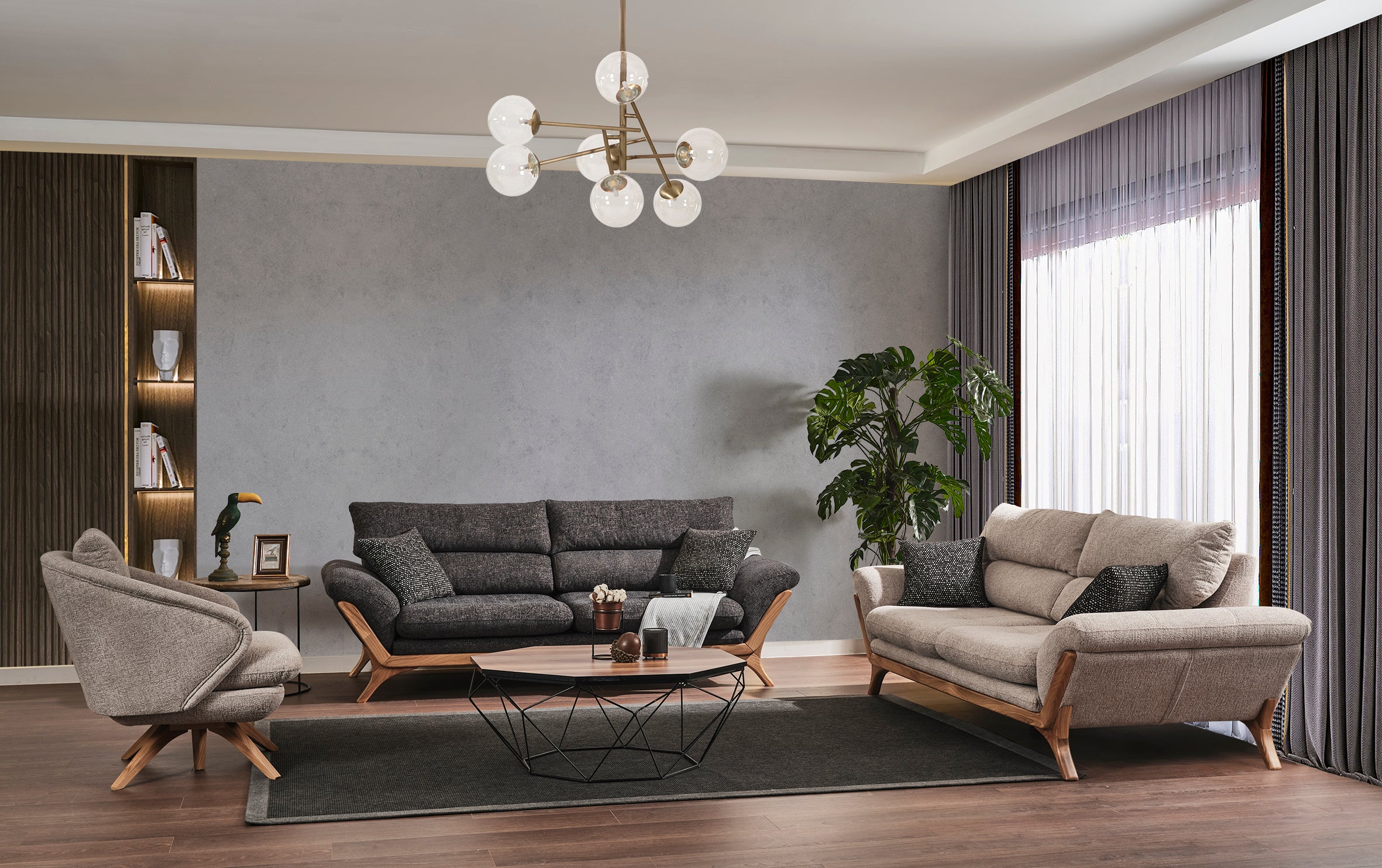 Триместен диван Panama