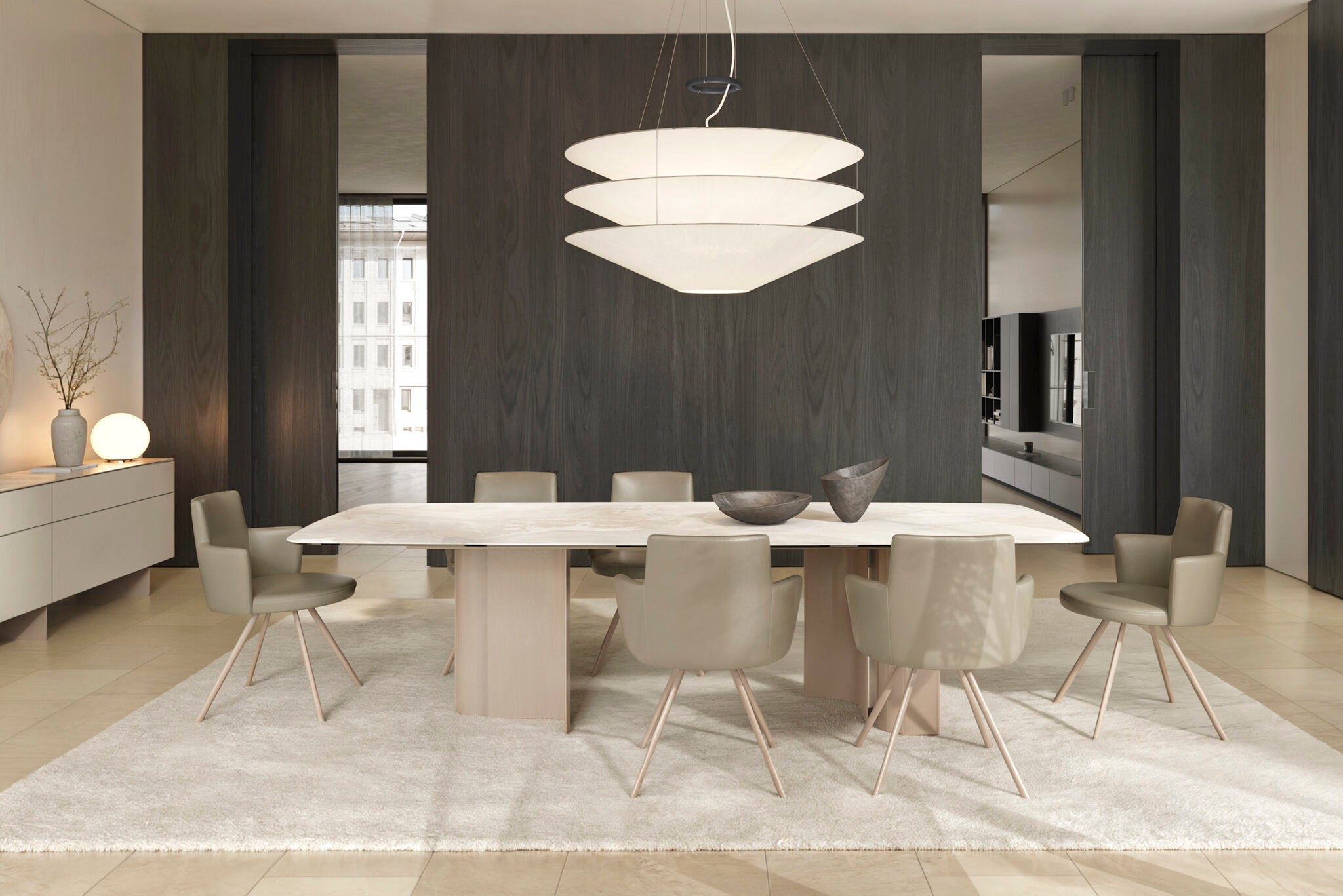 Трапезна маса «Pandora» + керамичен плот