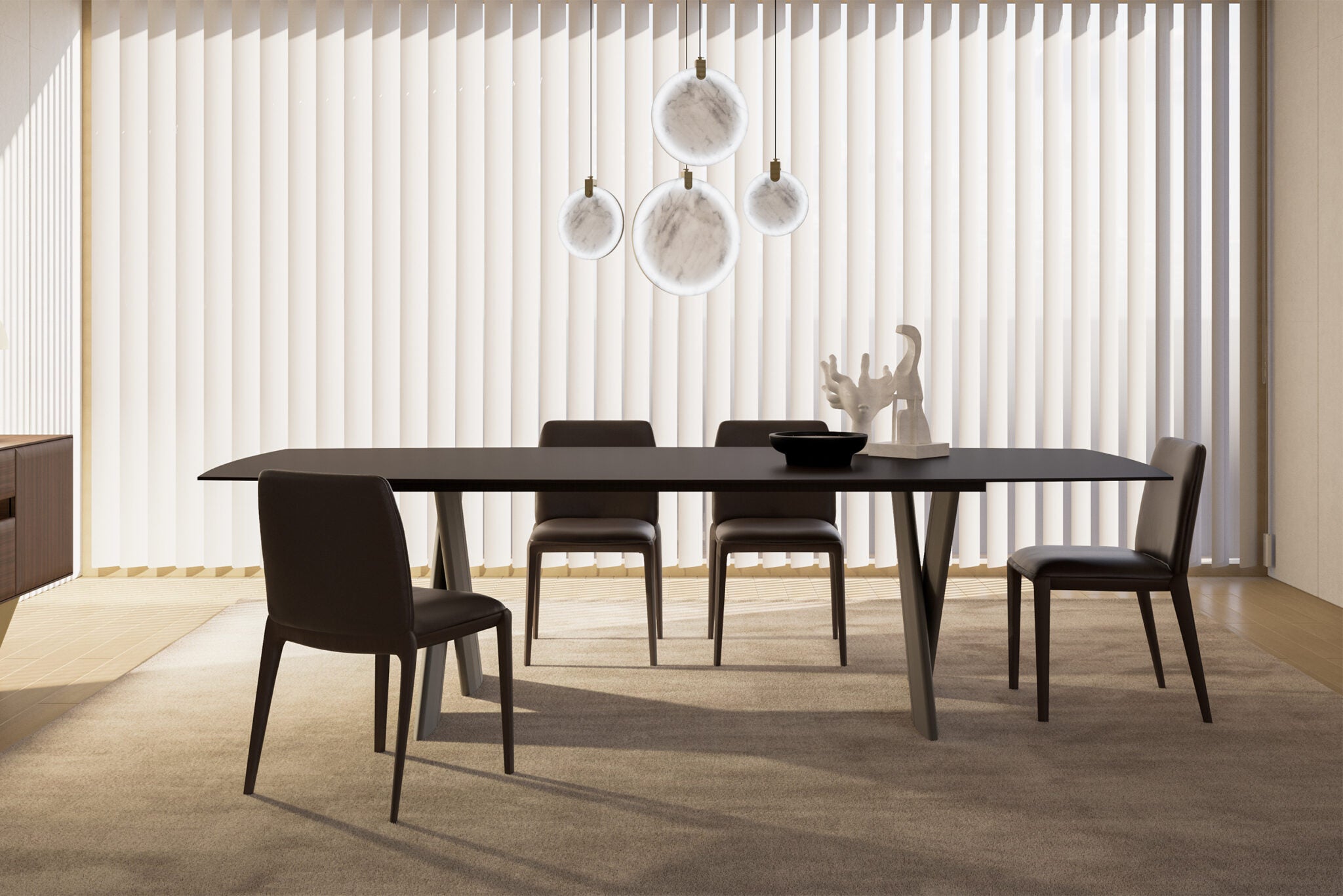 Трапезен стол «Pinot» с тапицерия, 100+ вида дамаски