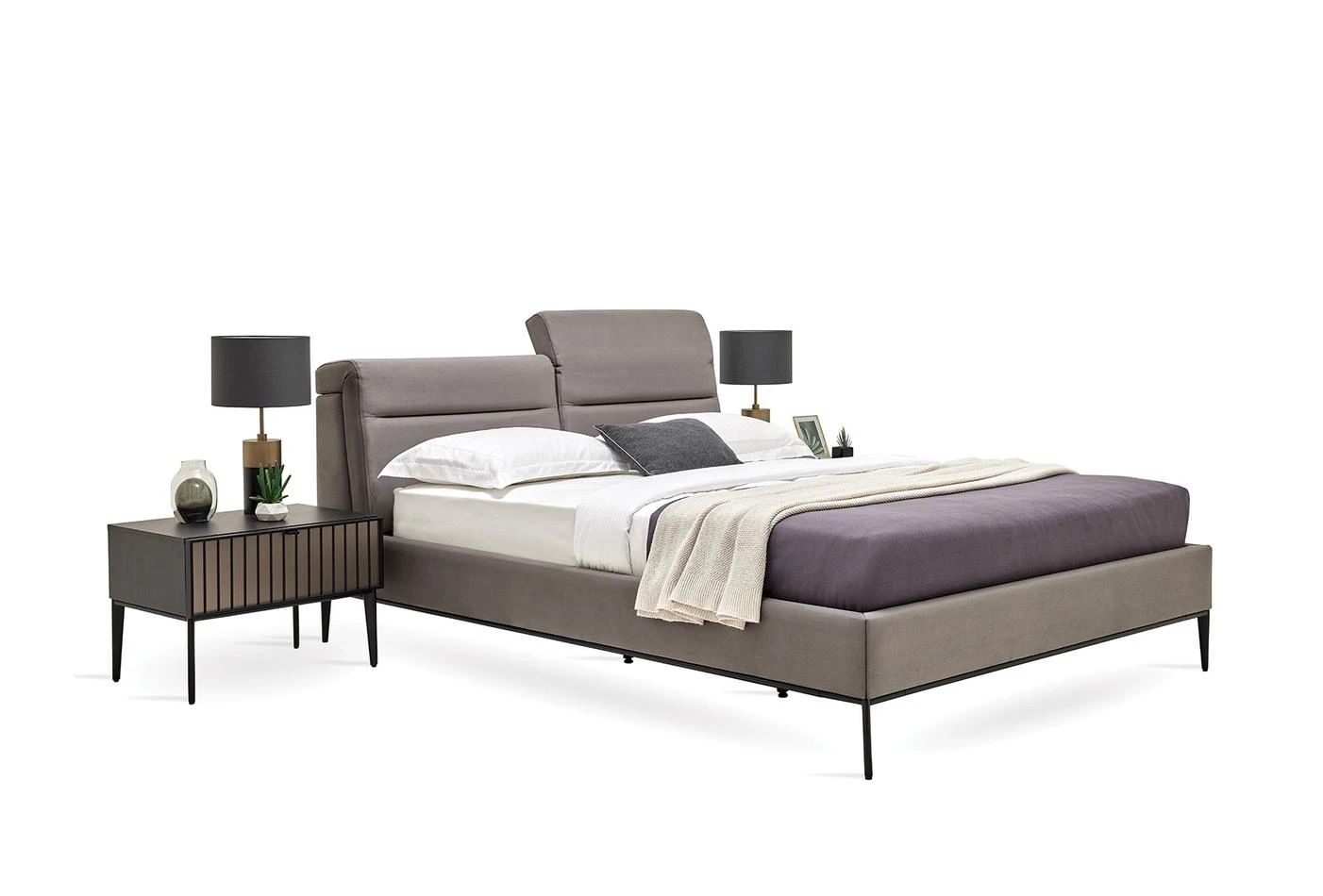 Тапицирано легло «Riga» + табла с механизъм за глава