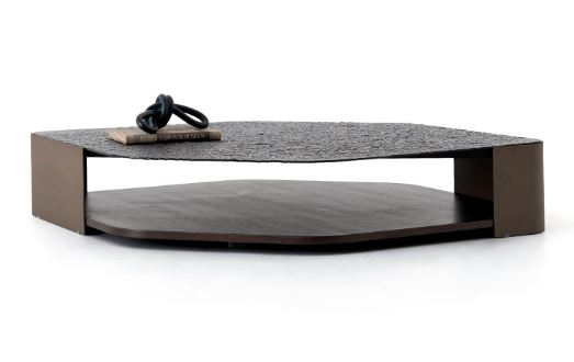 Холна маса «Sail» с релефно стъкло, размер 140х30х140см