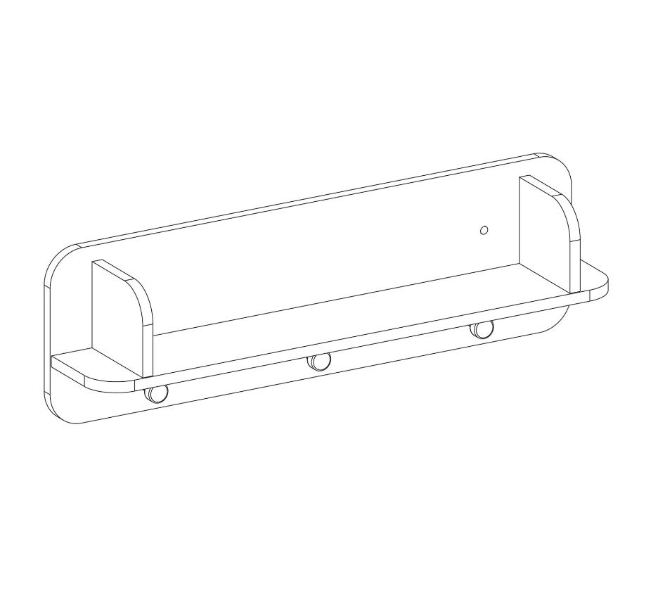 Етажерка за стена «Natura Baby»