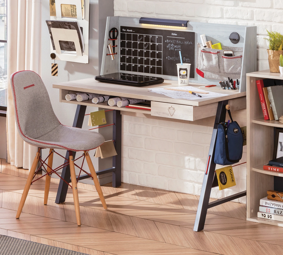 Надстройка за бюро «Trio» + USB зарядна станция, размер 109х40х21см